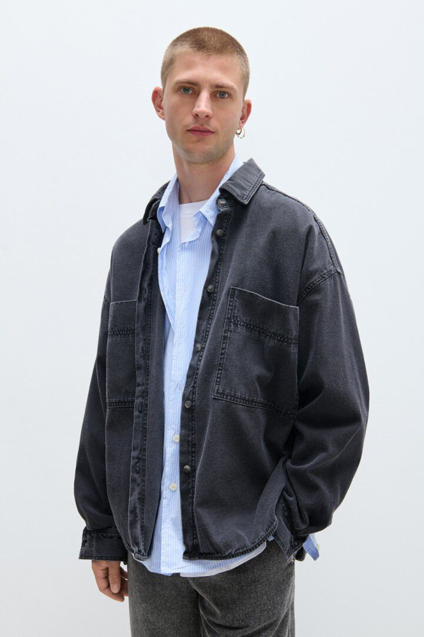 JAZY SHIRT MEN - BLACK