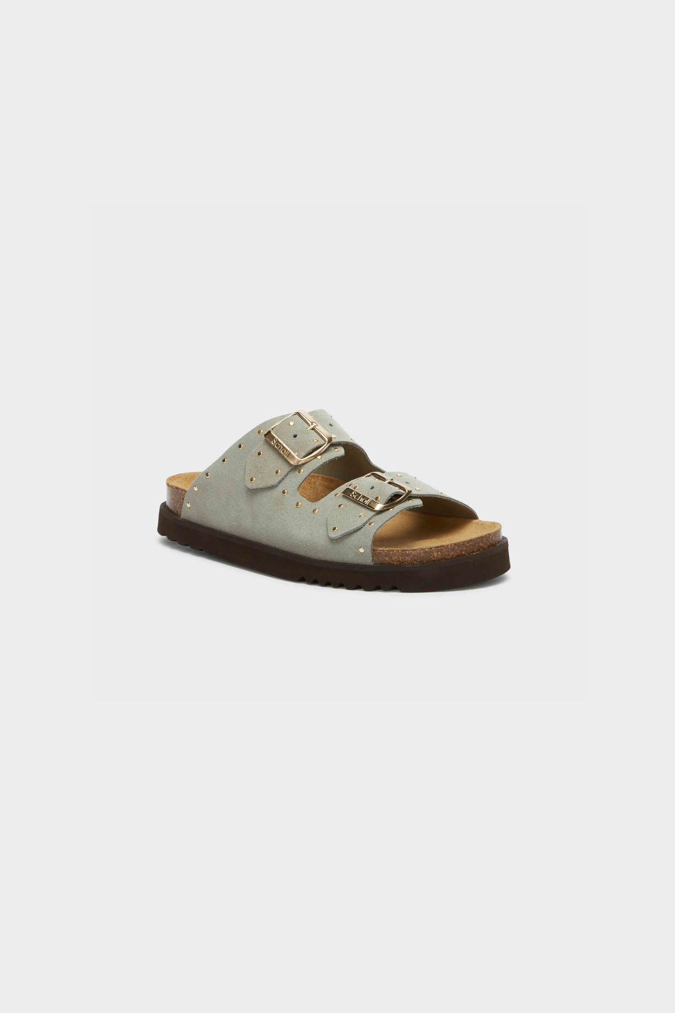 BEATRIZ SANDAL SUEDE - SAGE/GOLD
