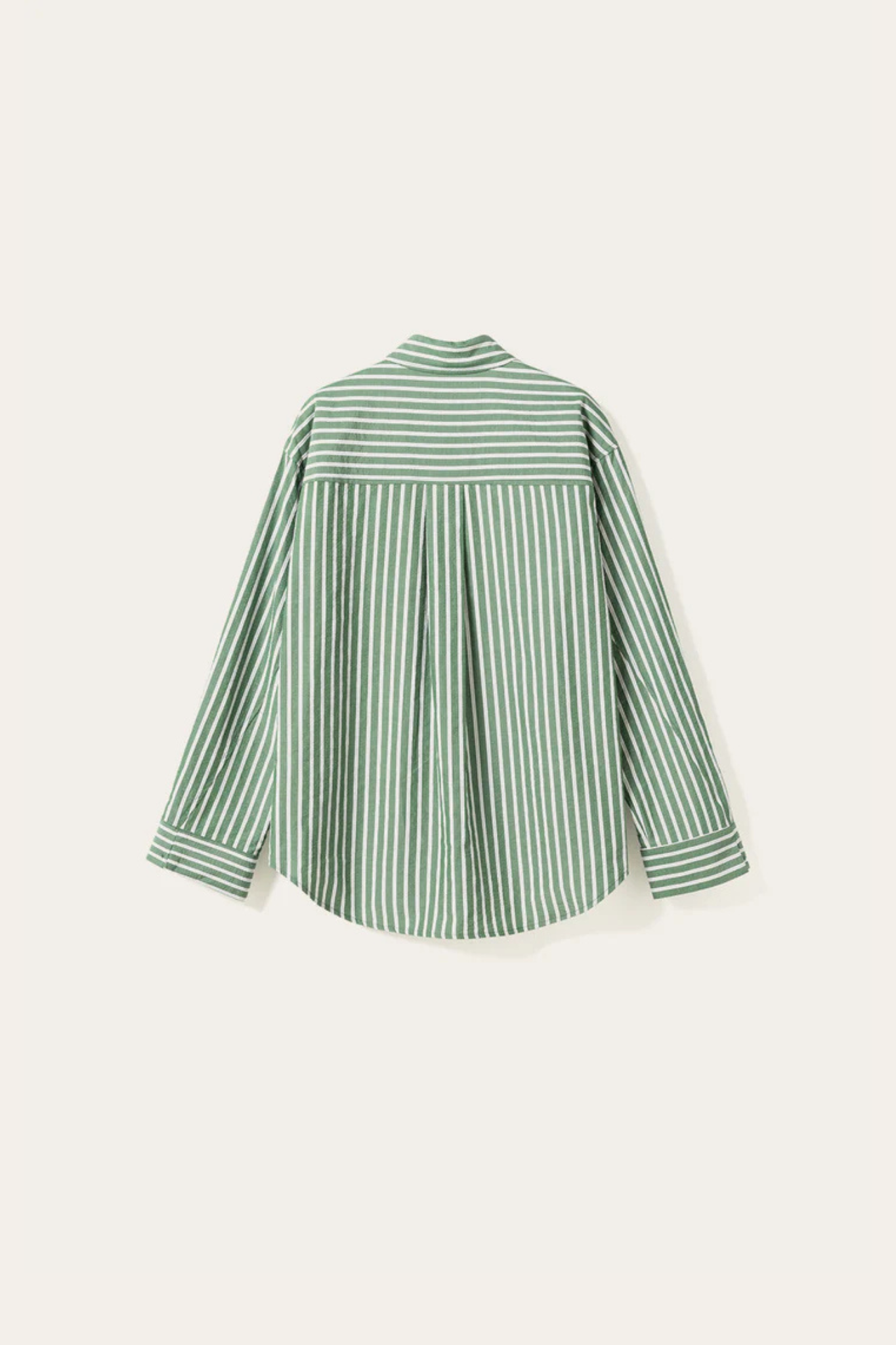MARLON SHIRT - DRAYTON GREEN STRIPE