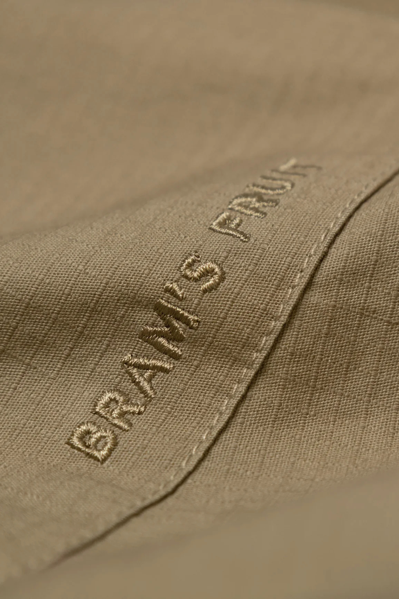 RIPSTOP TEXT LOGO PANTS - OLIVE GREEN