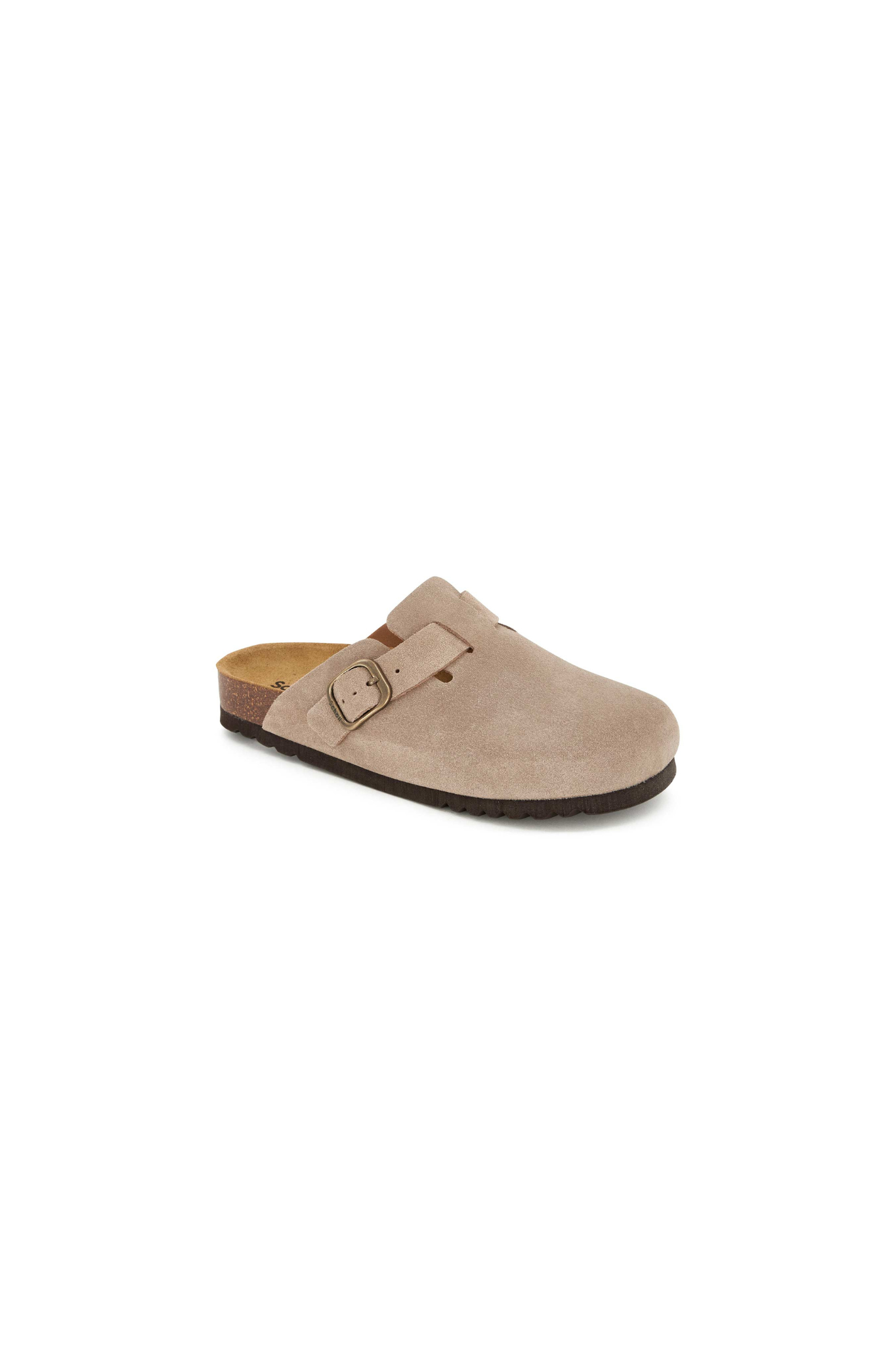 FAE SANDAL SUEDE - DARK BEIGE