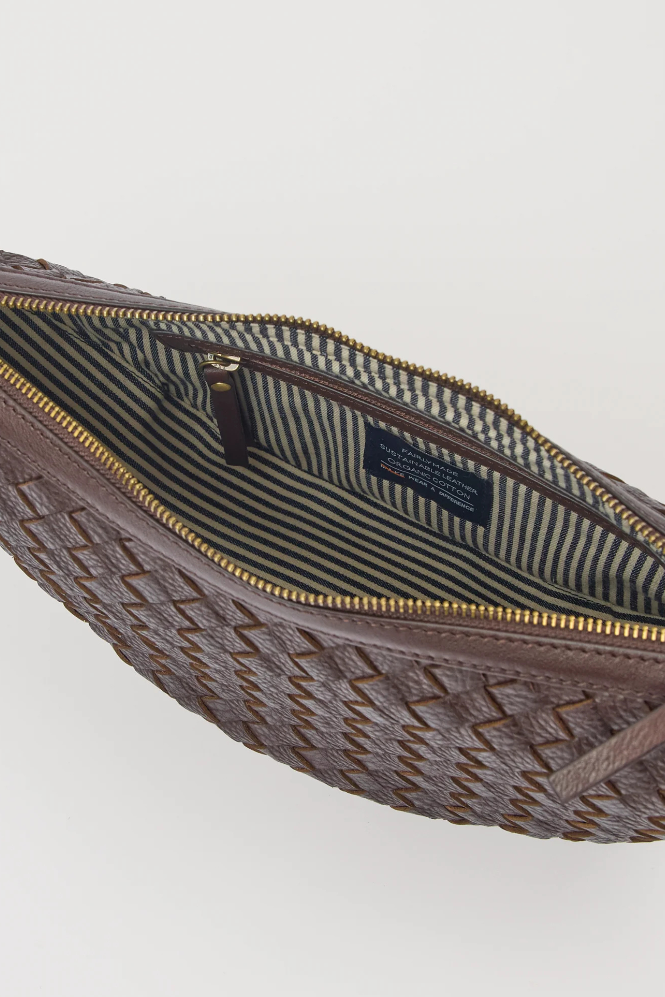 LEO MIDI - CHOCOLATE WOVEN SOFT GRAIN