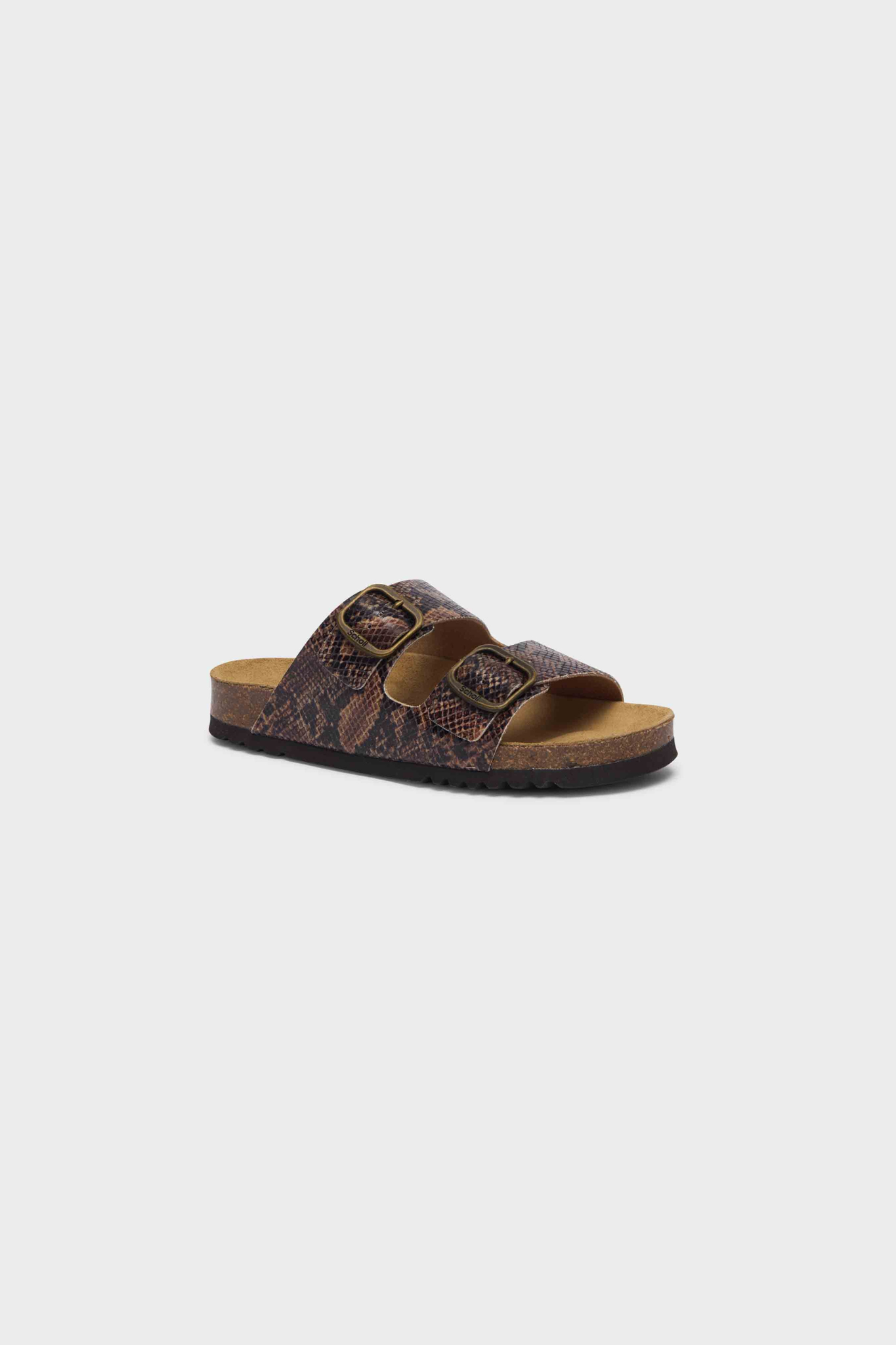 JOSEPHINE SANDAL SYNT. PYTHON - BROWN