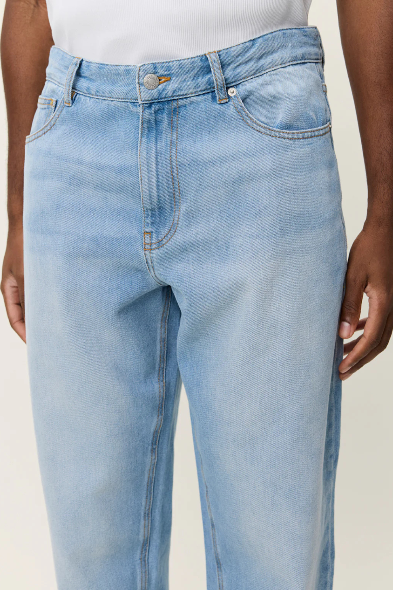 RYDER WASHED DENIM JEANS - LIGHT INDIGO WASH