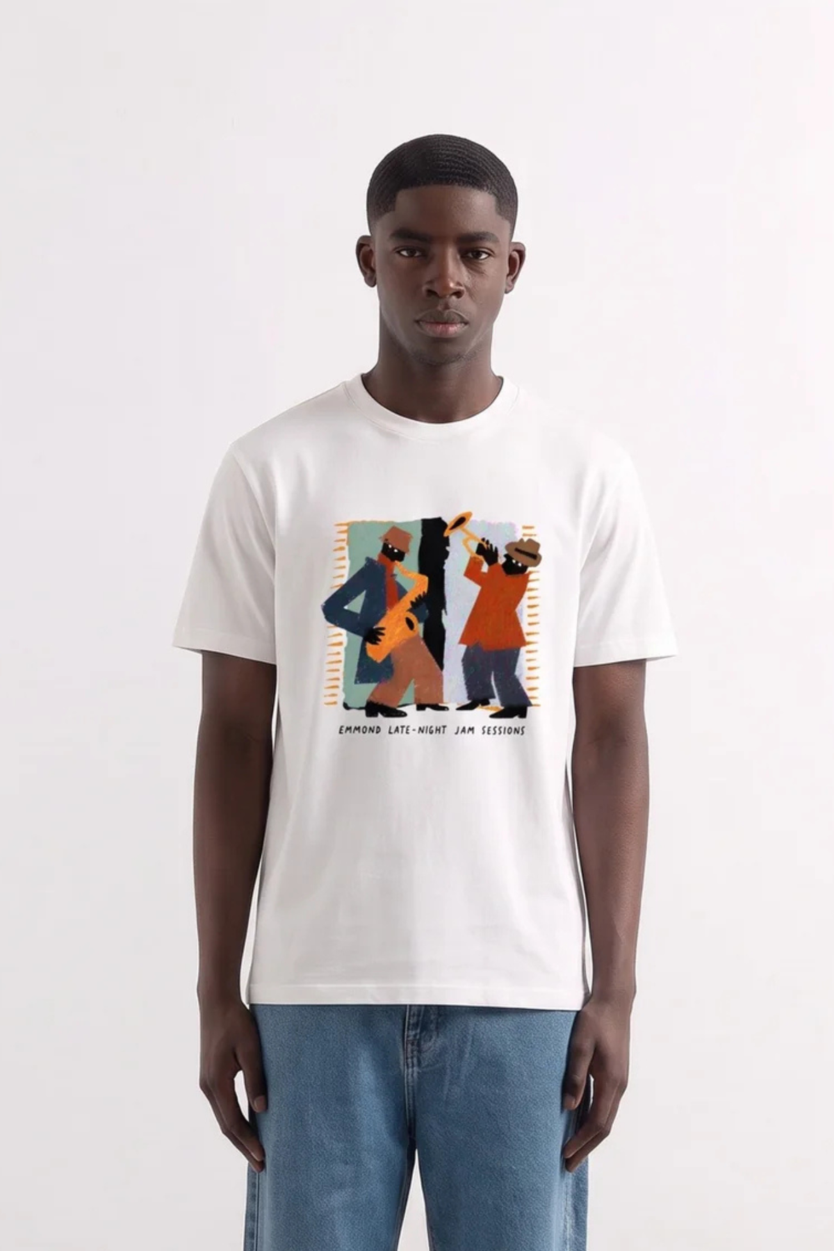 JAM T-SHIRT - PLAIN OFF WHITE