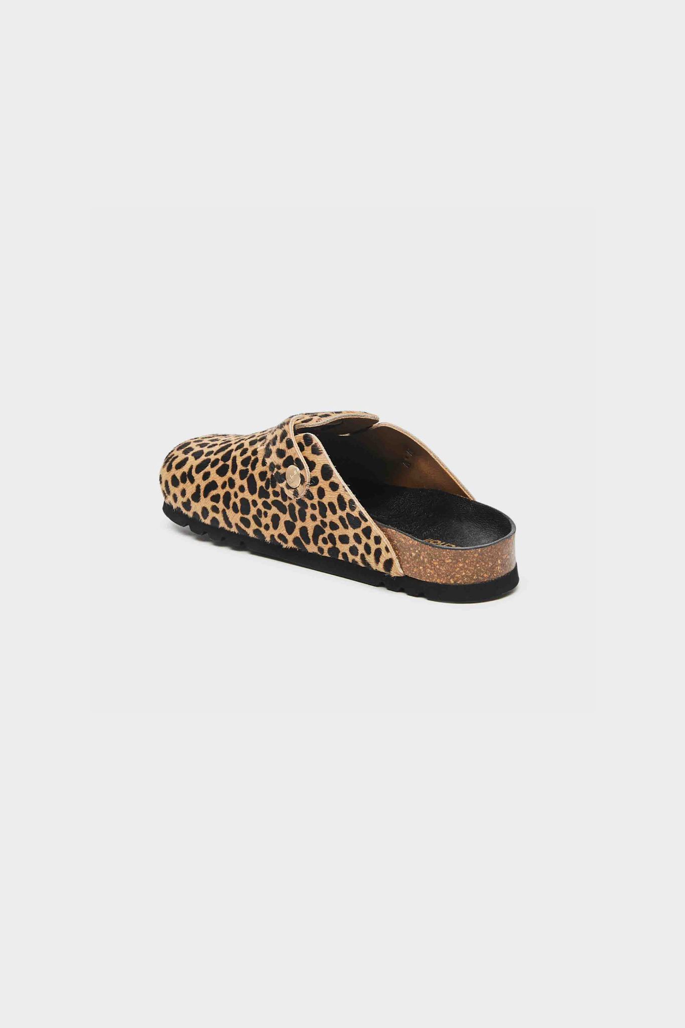 FAE SANDAL PONY LEATHER - LEOPARD
