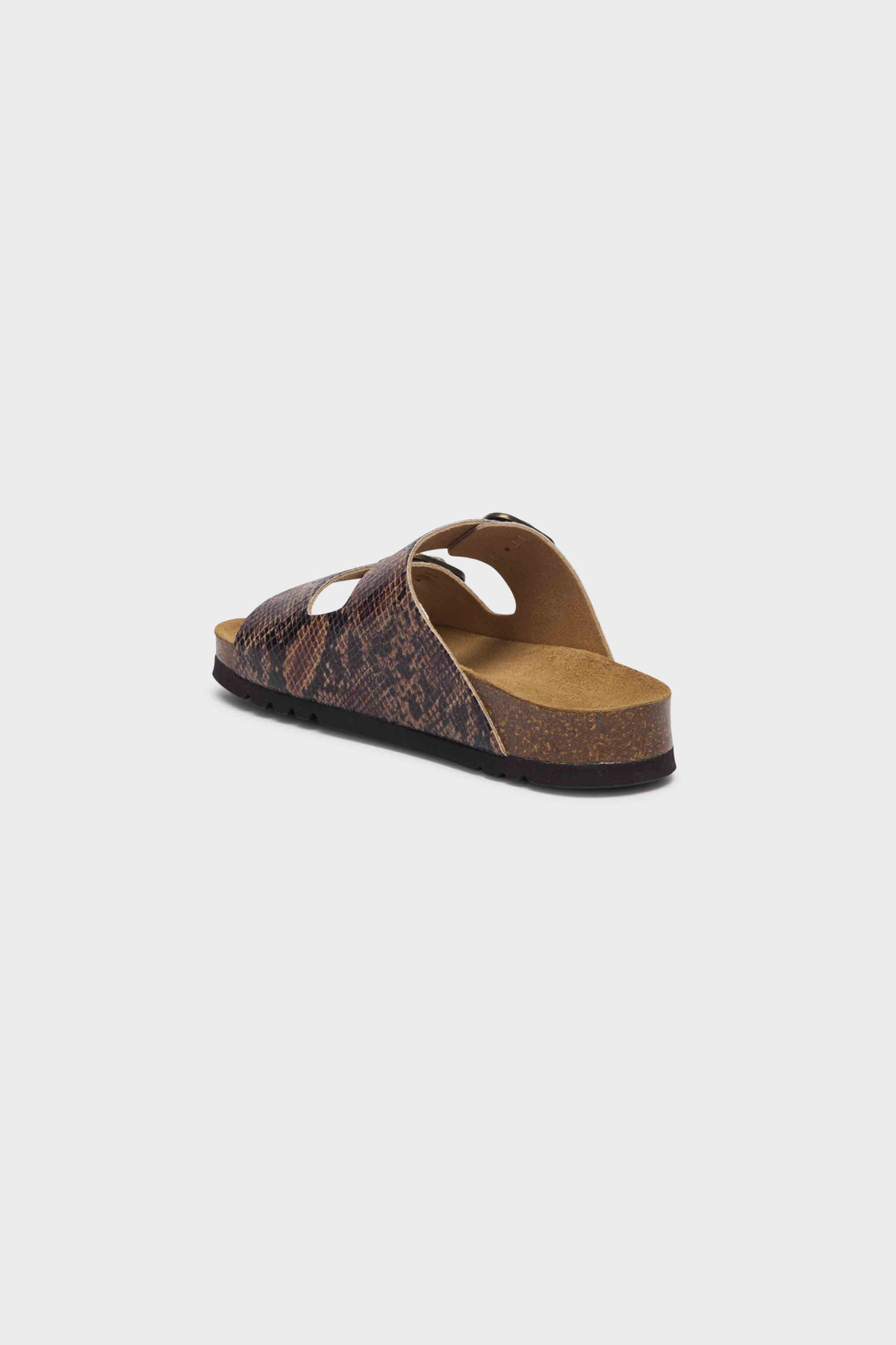 JOSEPHINE SANDAL SYNT. PYTHON - BROWN