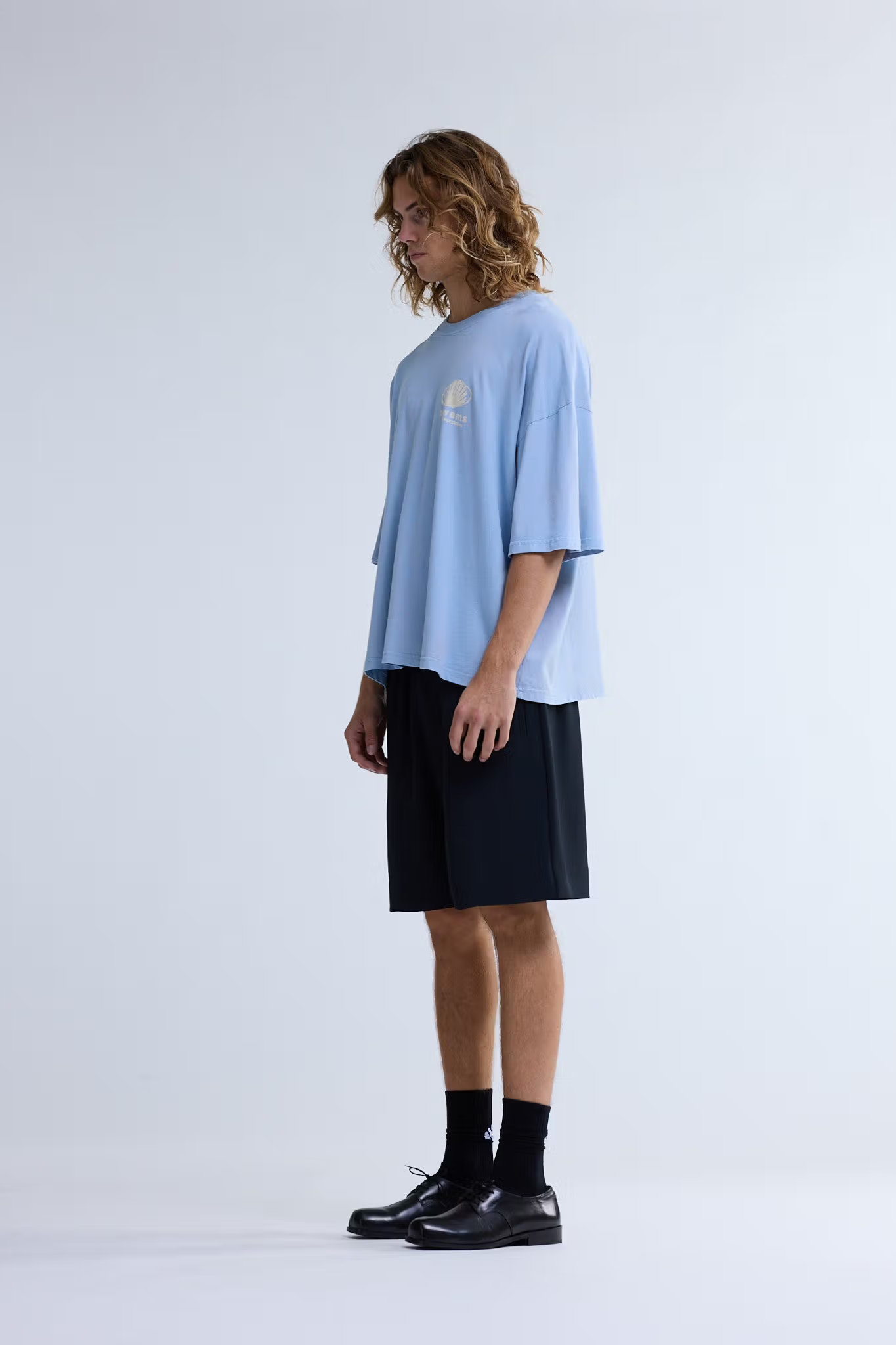CORPORATE LOGO T-SHIRT - BABY BLUE