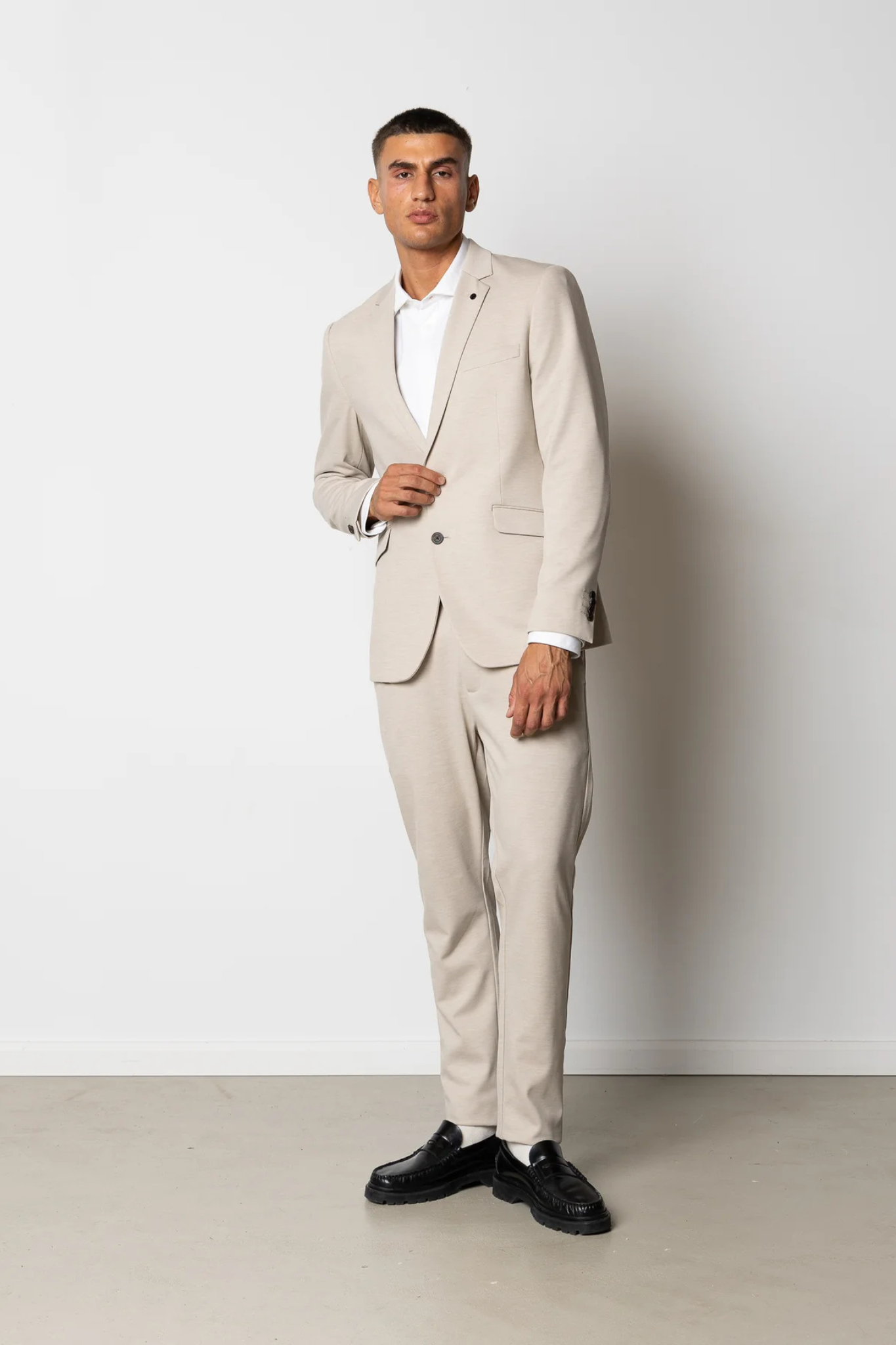 COPENHAGEN BRENDON JERSEY PANTS - ECRU