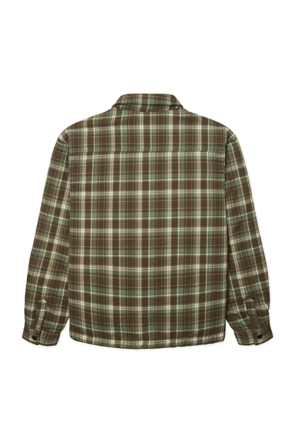 TONG PADDED JACKET - DARK OLIVE/LIME