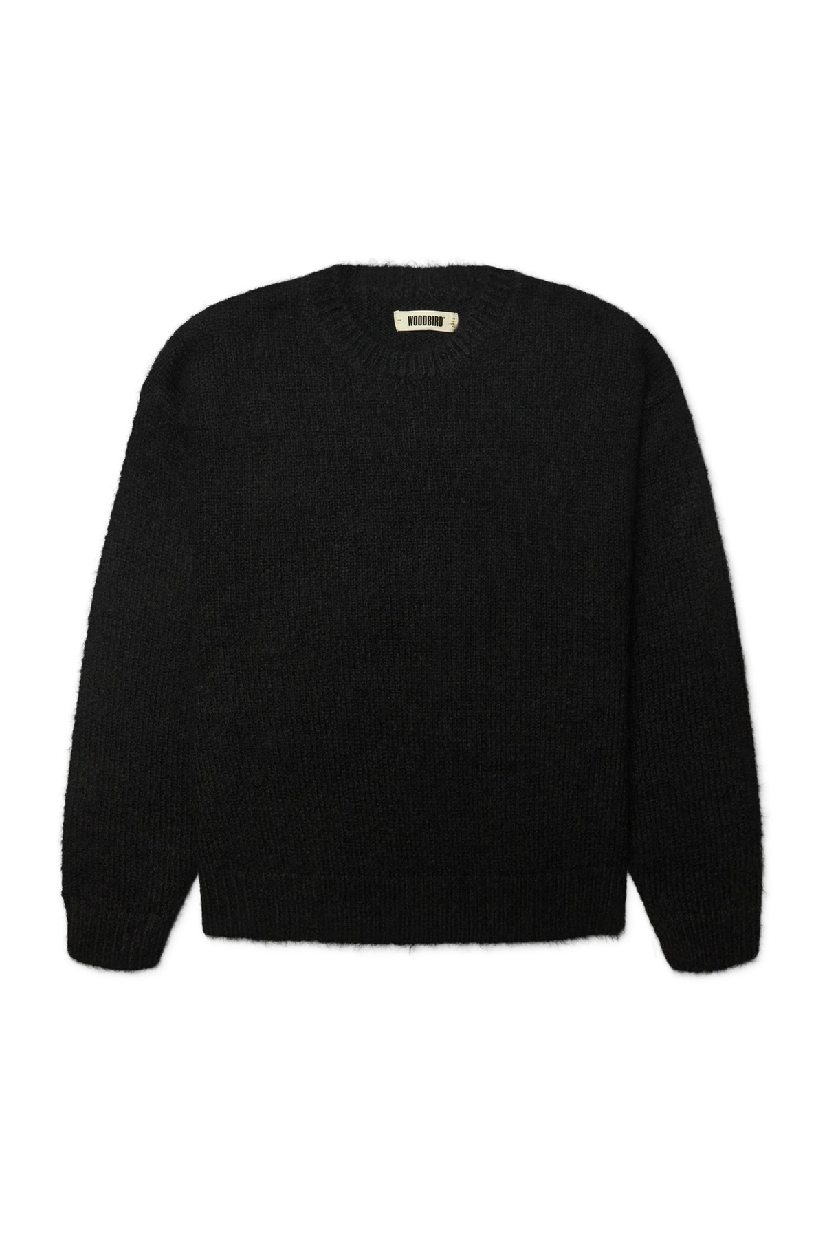 KURT MOHAIRY CREWNECK - BLACK