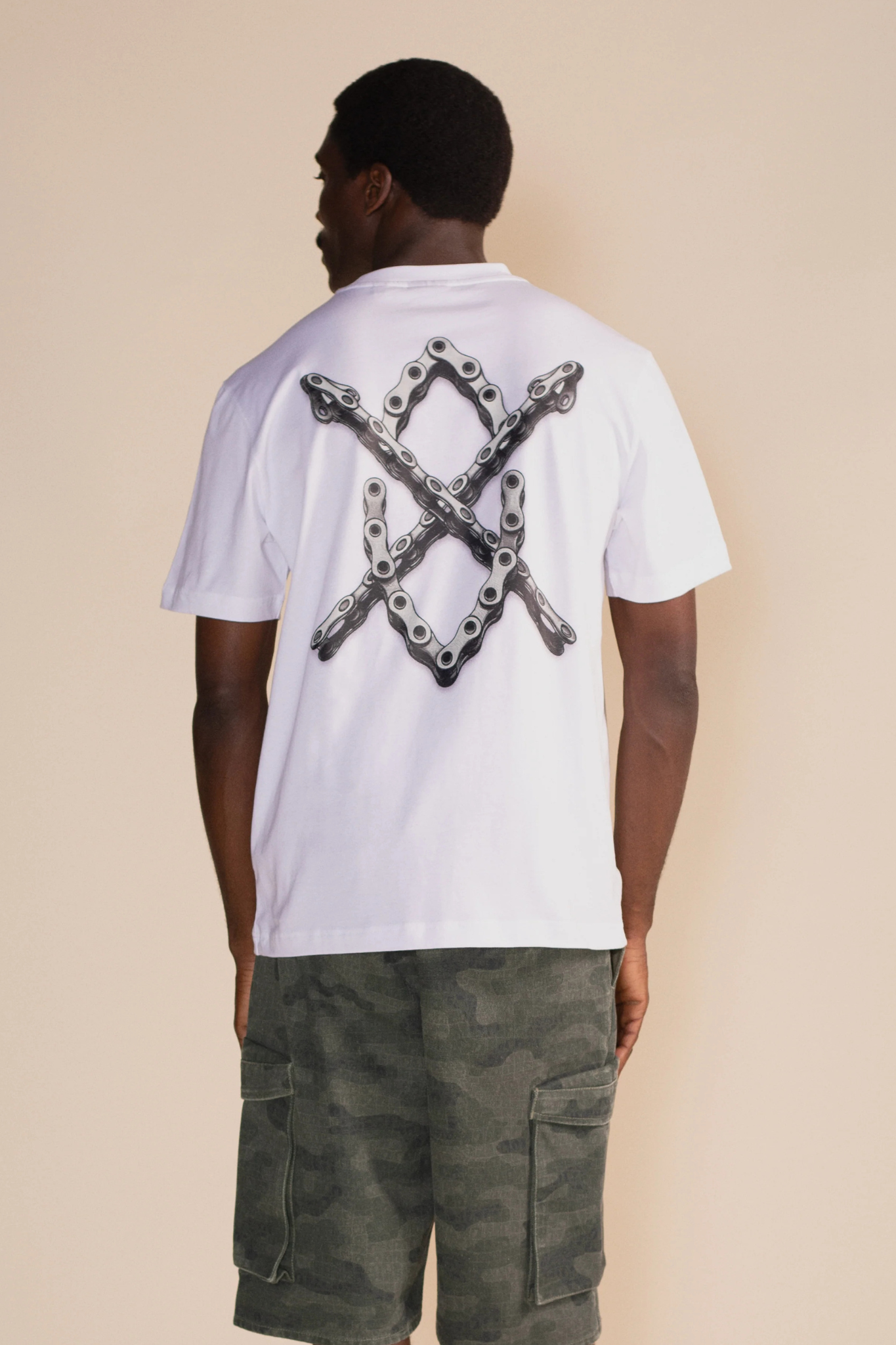 SNAKE SHIELD SS T-SHIRT - WHITE