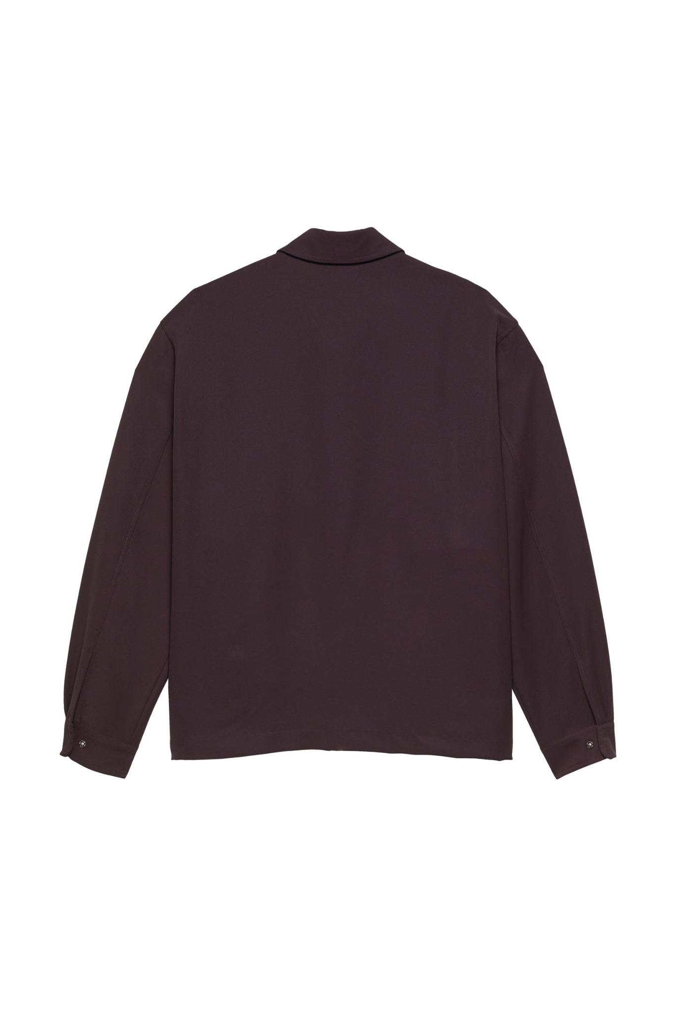 ZIP UP SHIRT - WINE
