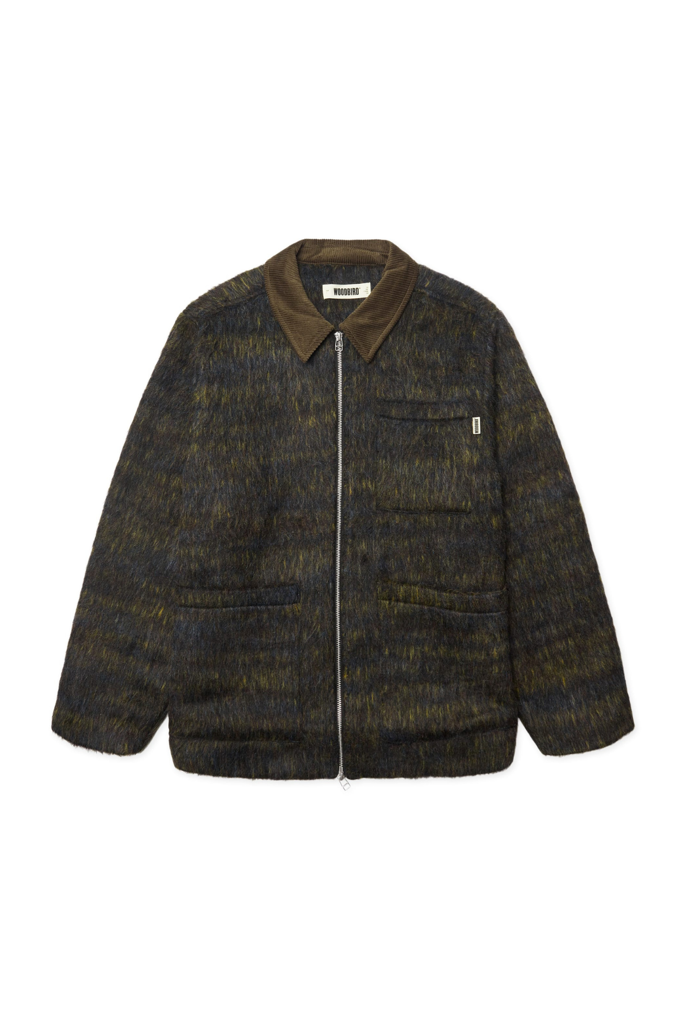 BLADE HAIRY ZIP JACKET - DARK OLIVE