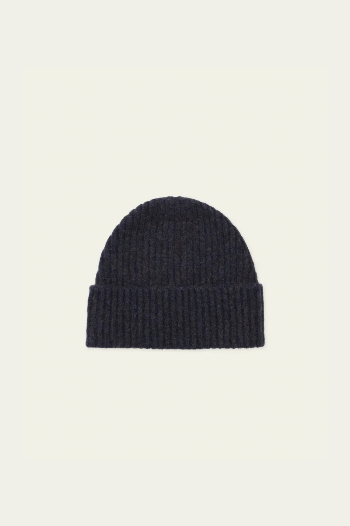 RIB BEANIE - DARK NAVY