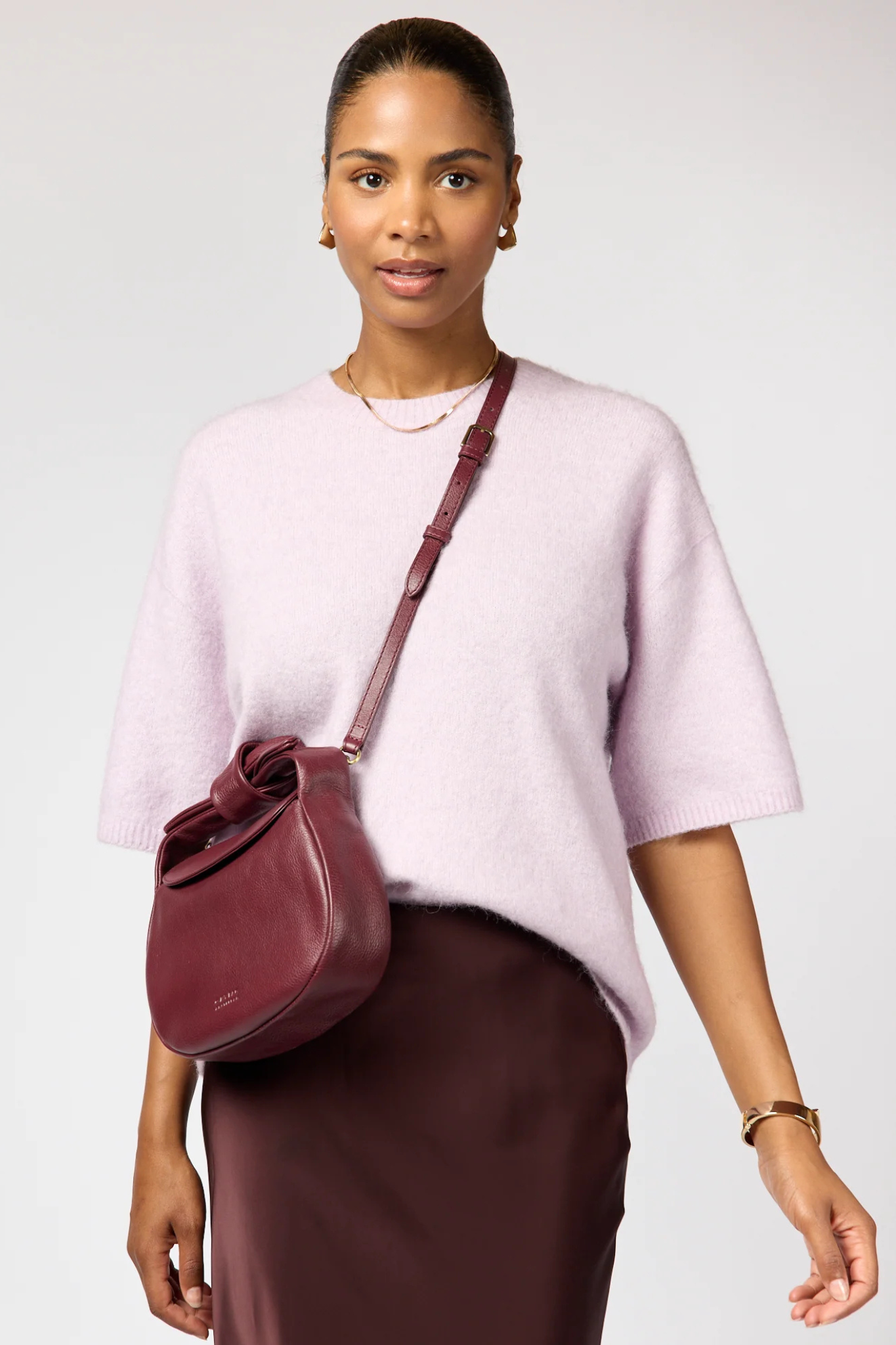 COCO CROISSANT - DARK CHERRY SOFT GRAIN