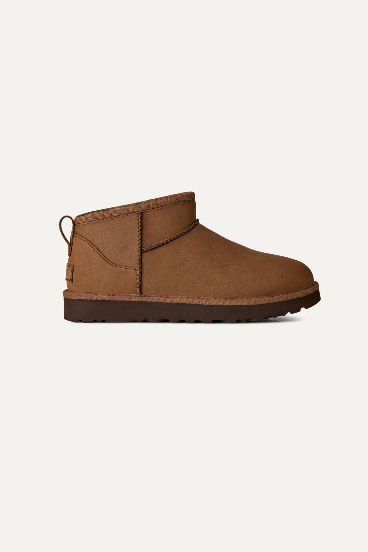 CLASSIC ULTRA MINI NUBUCK WOMEN SHOES - DARK CHESTNUT