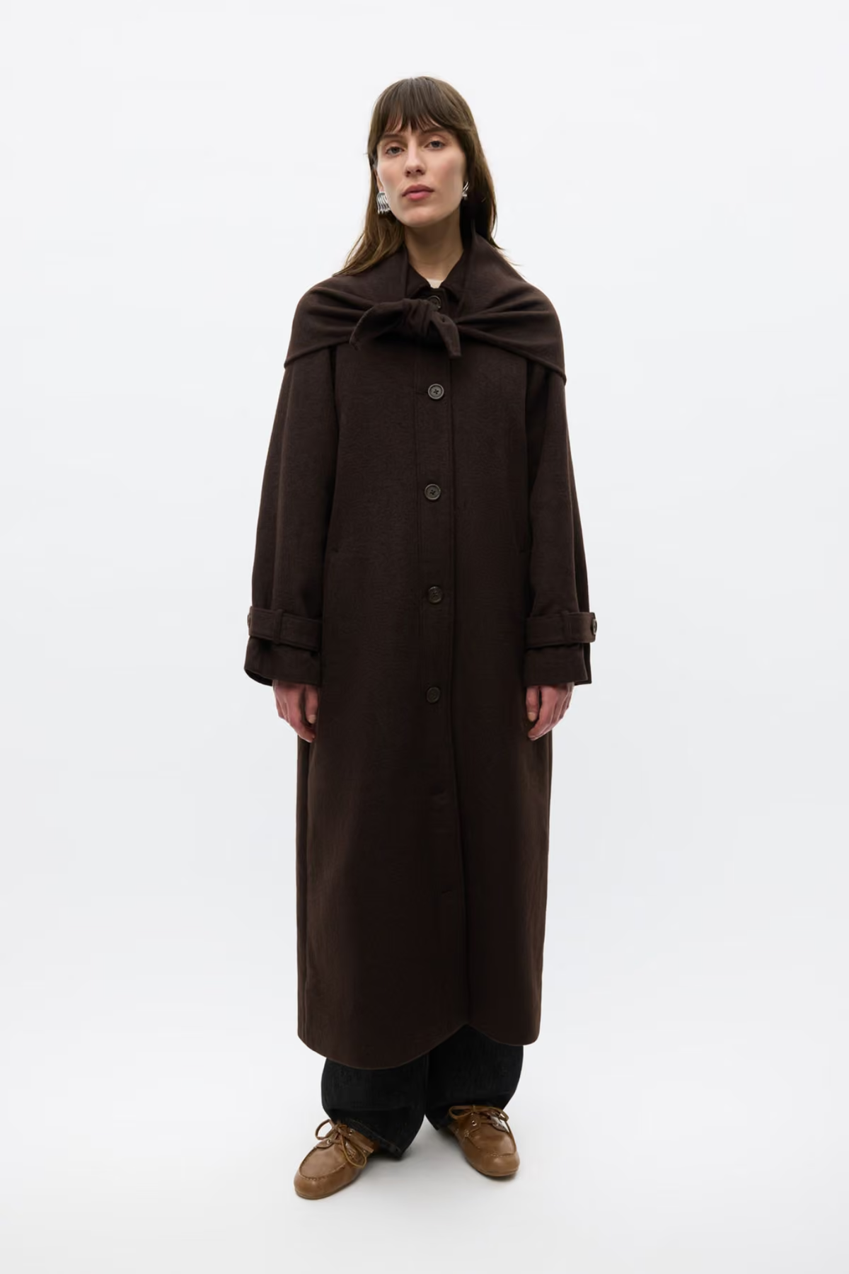 SENECA SCARF - CHOCOLATE TORTE MEL