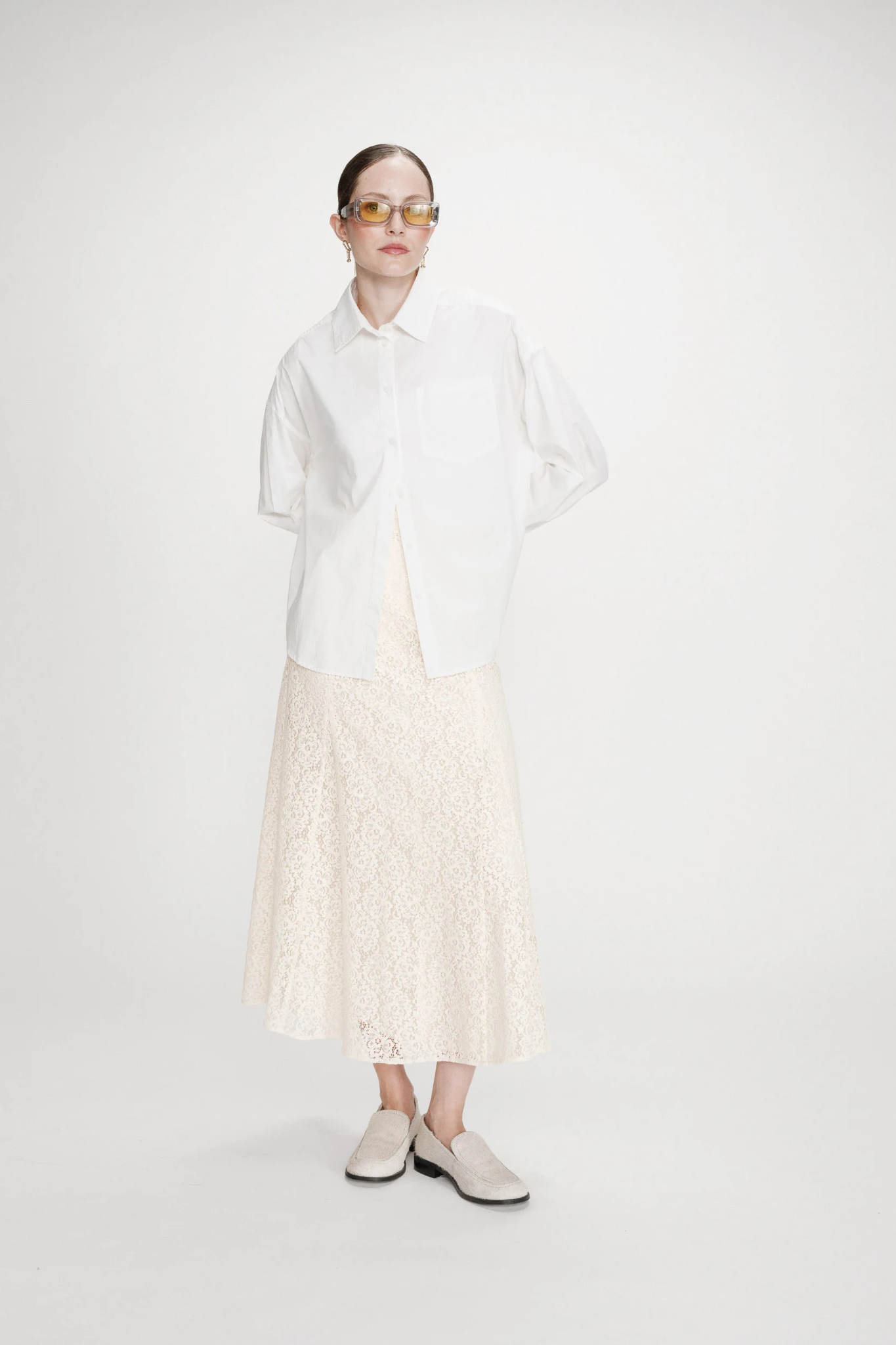 VISENYA MAXI SKIRT - ECRU