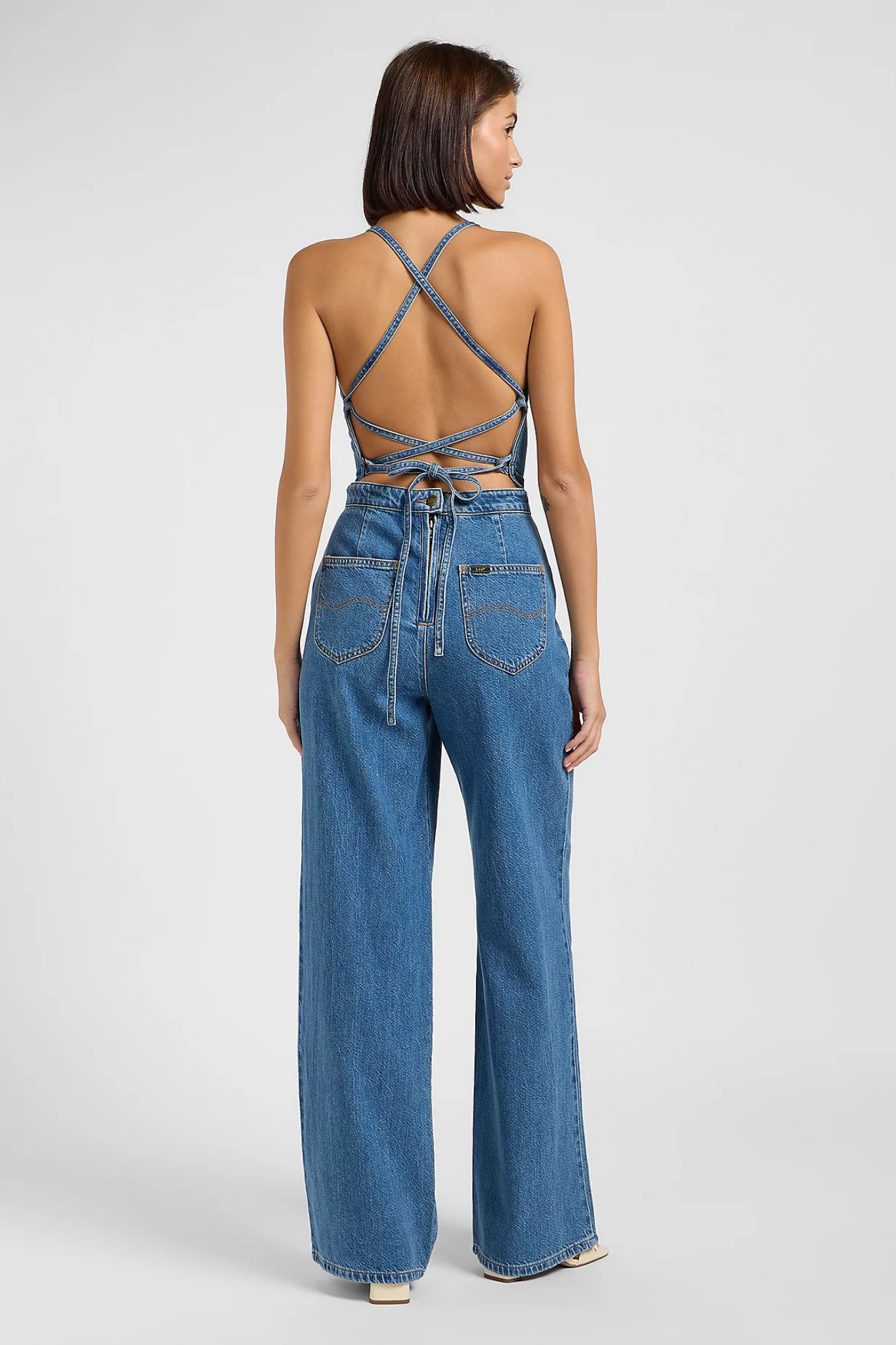 BACKLESS JUMPSUIT - TAKE A DIVE