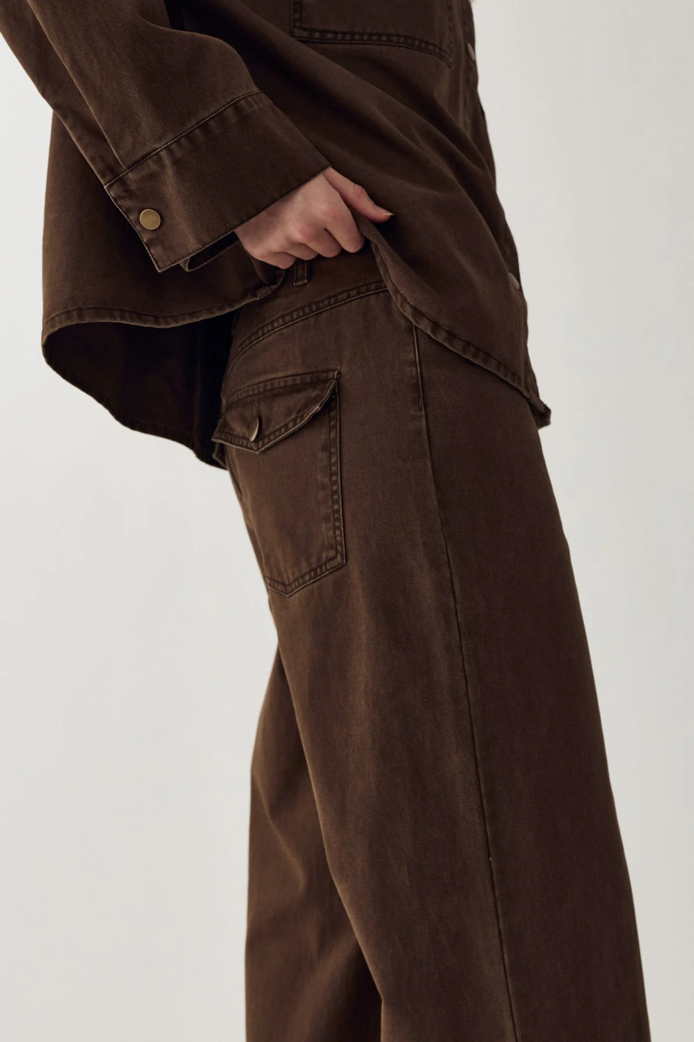MARIBELLA MW PANTS - COCOA BROWN