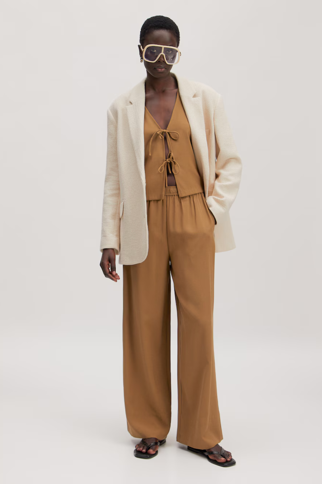 CATALEYA TROUSERS - KANGAROO