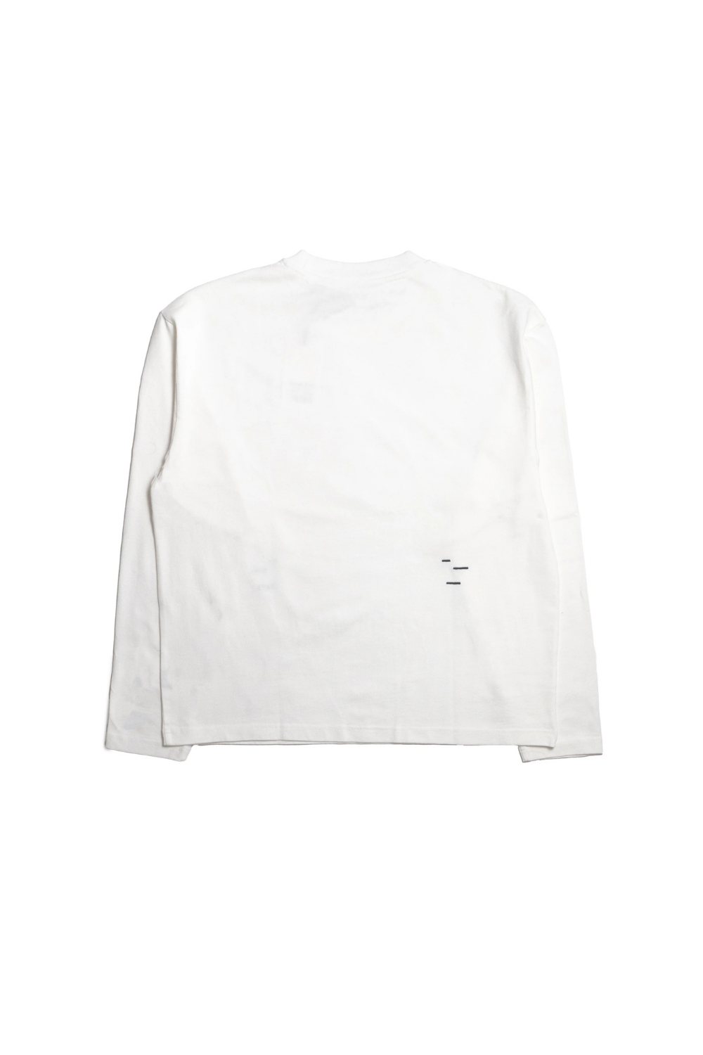 LOGO BAR LONGSLEEVE SWEATER - OFF WHITE