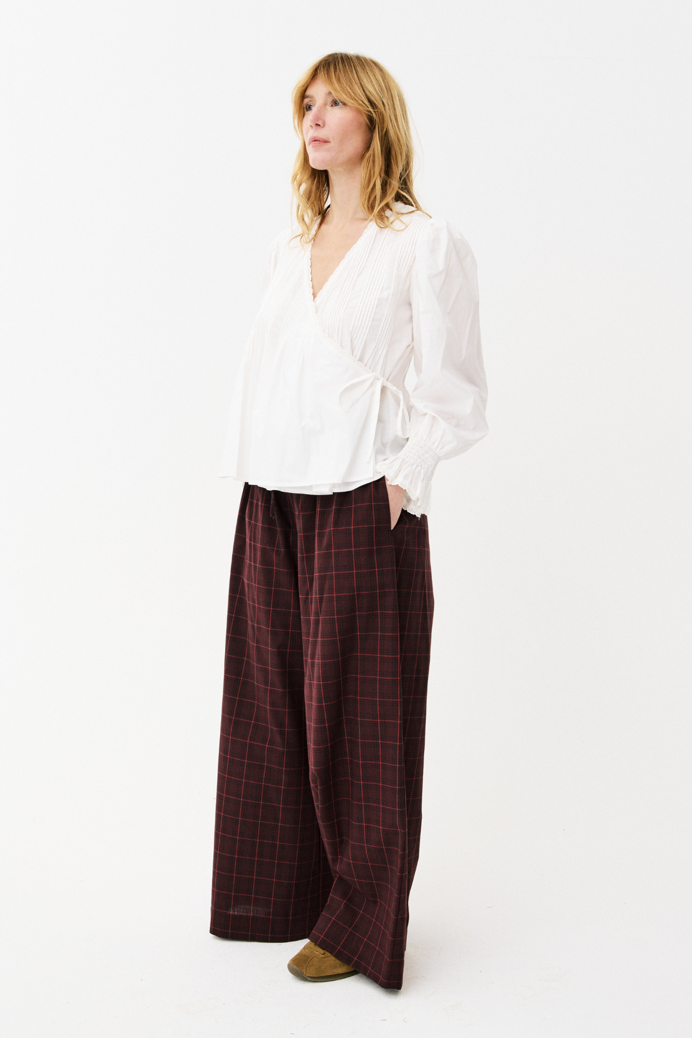 ANISE PANTS - BORDEAUX