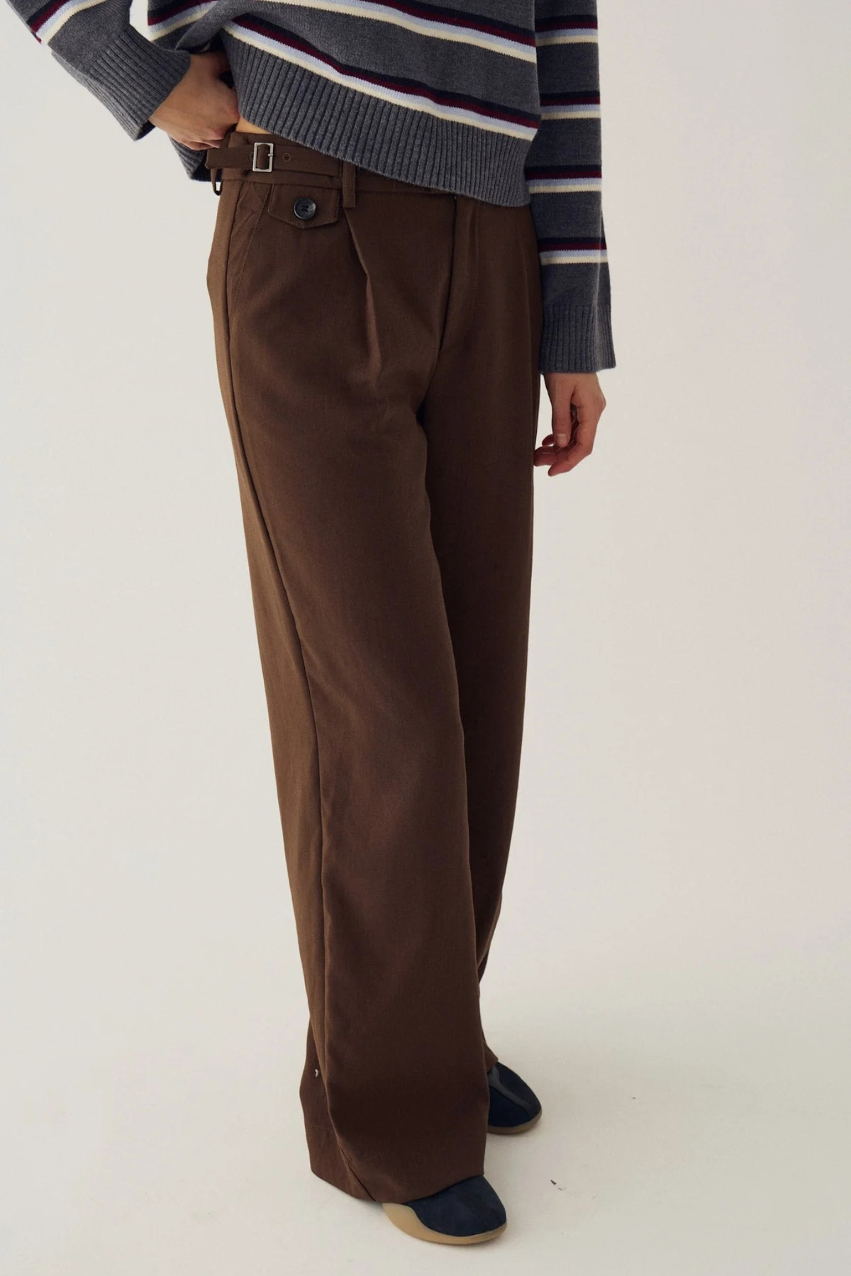 MAVIE PANTS - CHOCOLATE