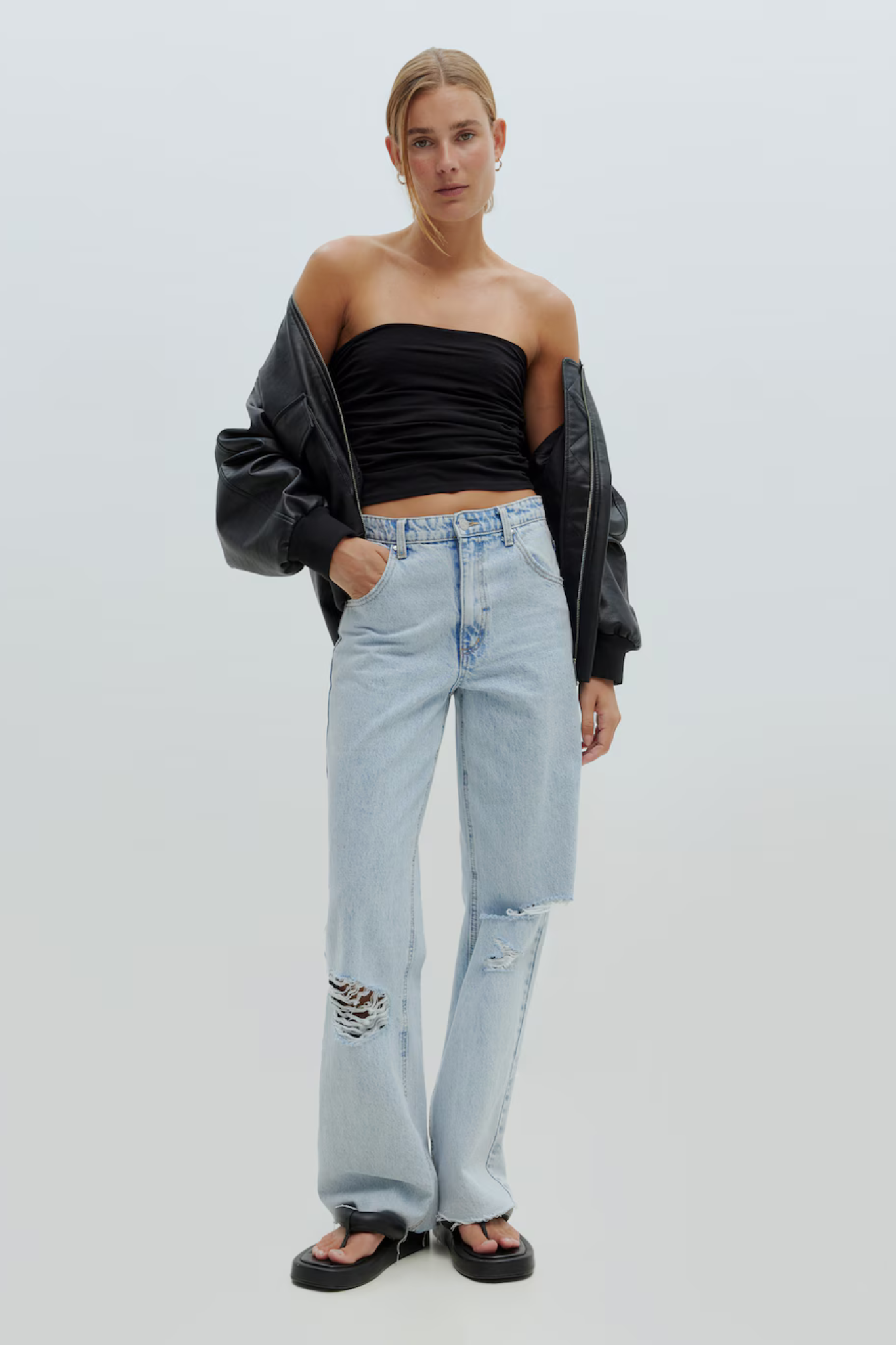 SEVERINA TOP - BLACK