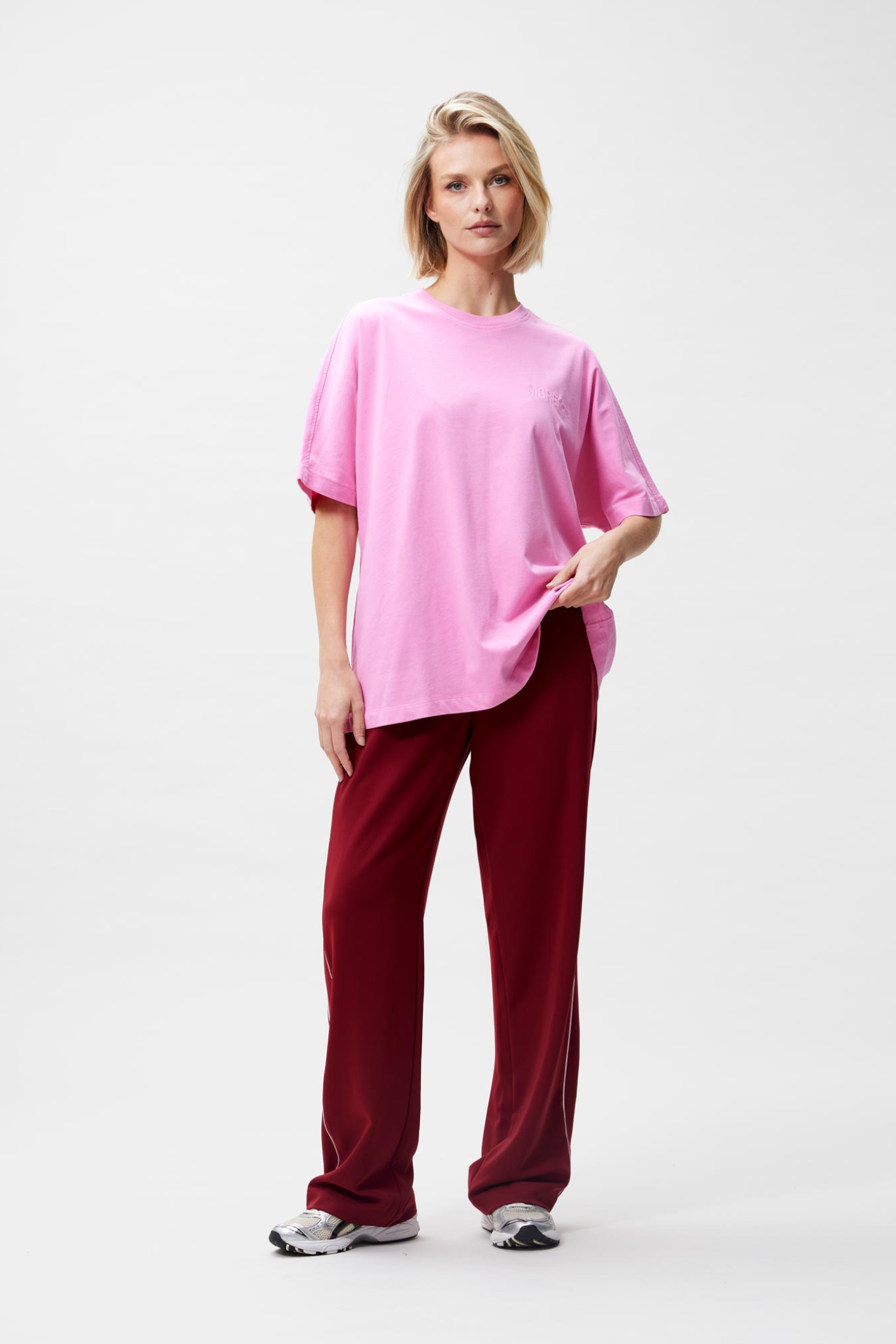 OVERSIZED GRAPHIC T-SHIRT - ROSEBLOOM