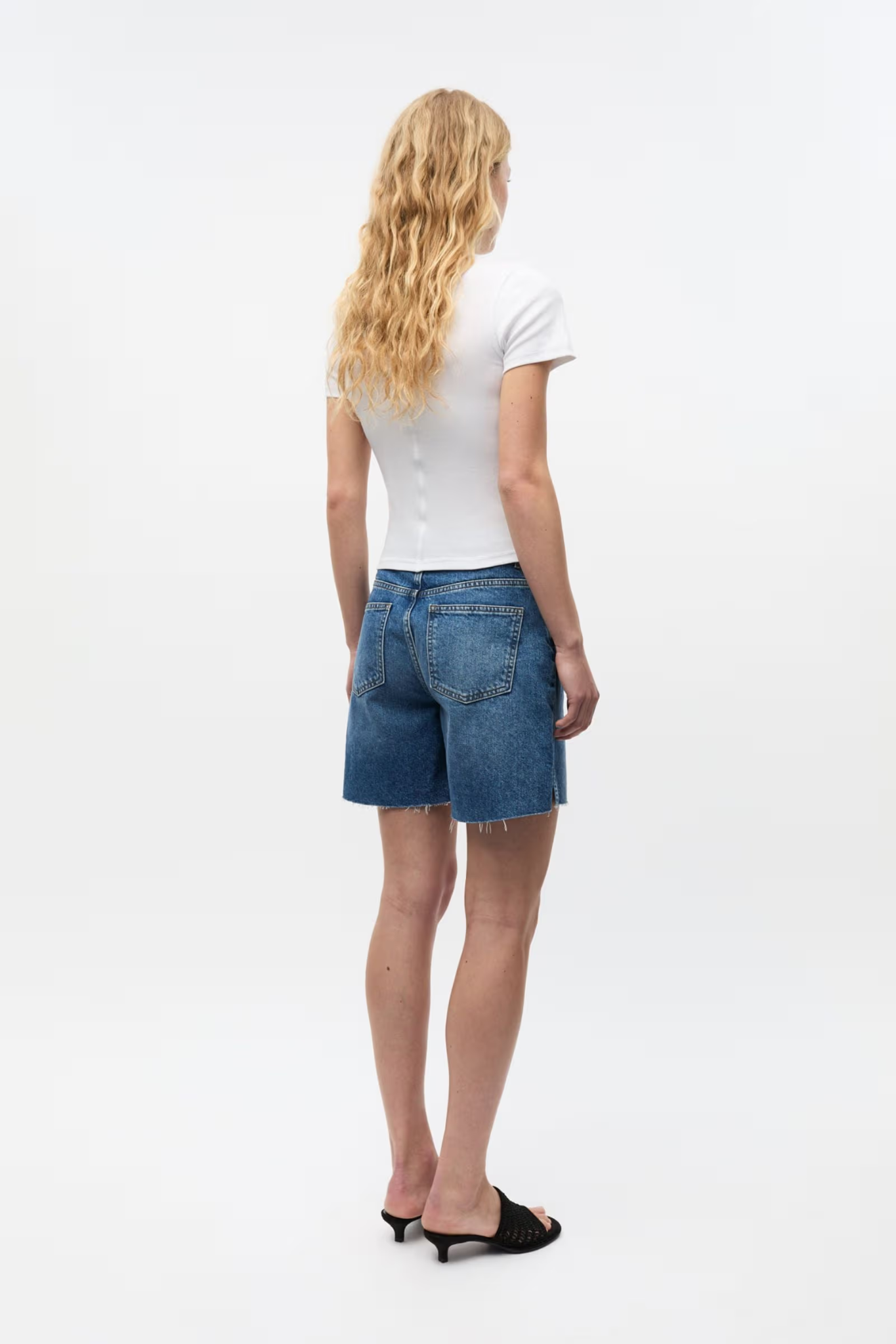 BILOBA SHORTS - WORN DARK BLUE