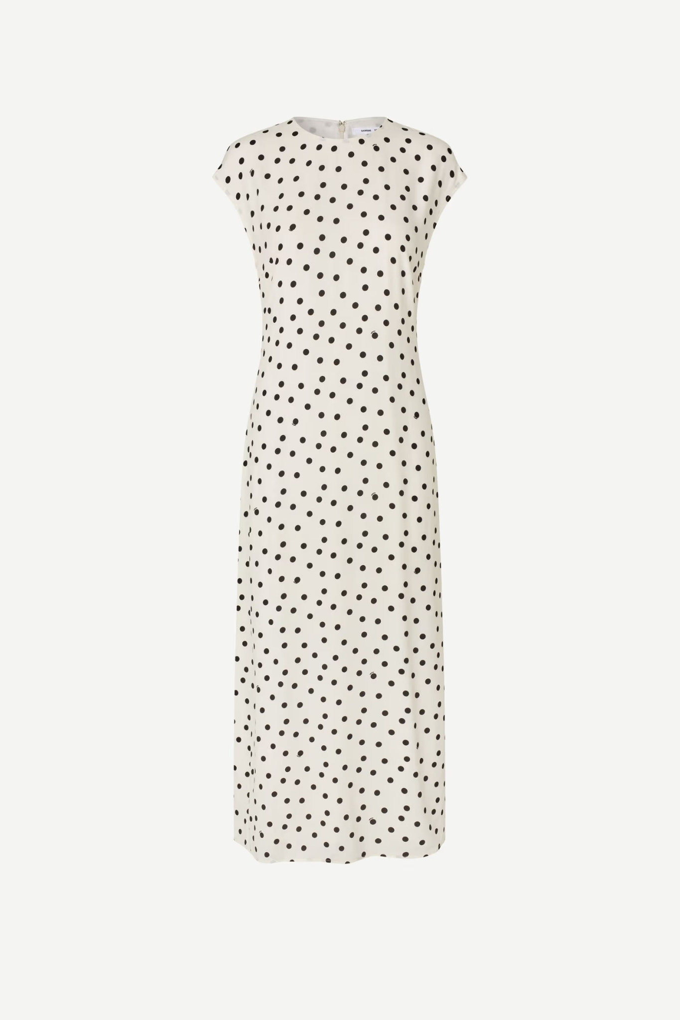 POPPY DRESS - DRIFTING DOTS EGRET