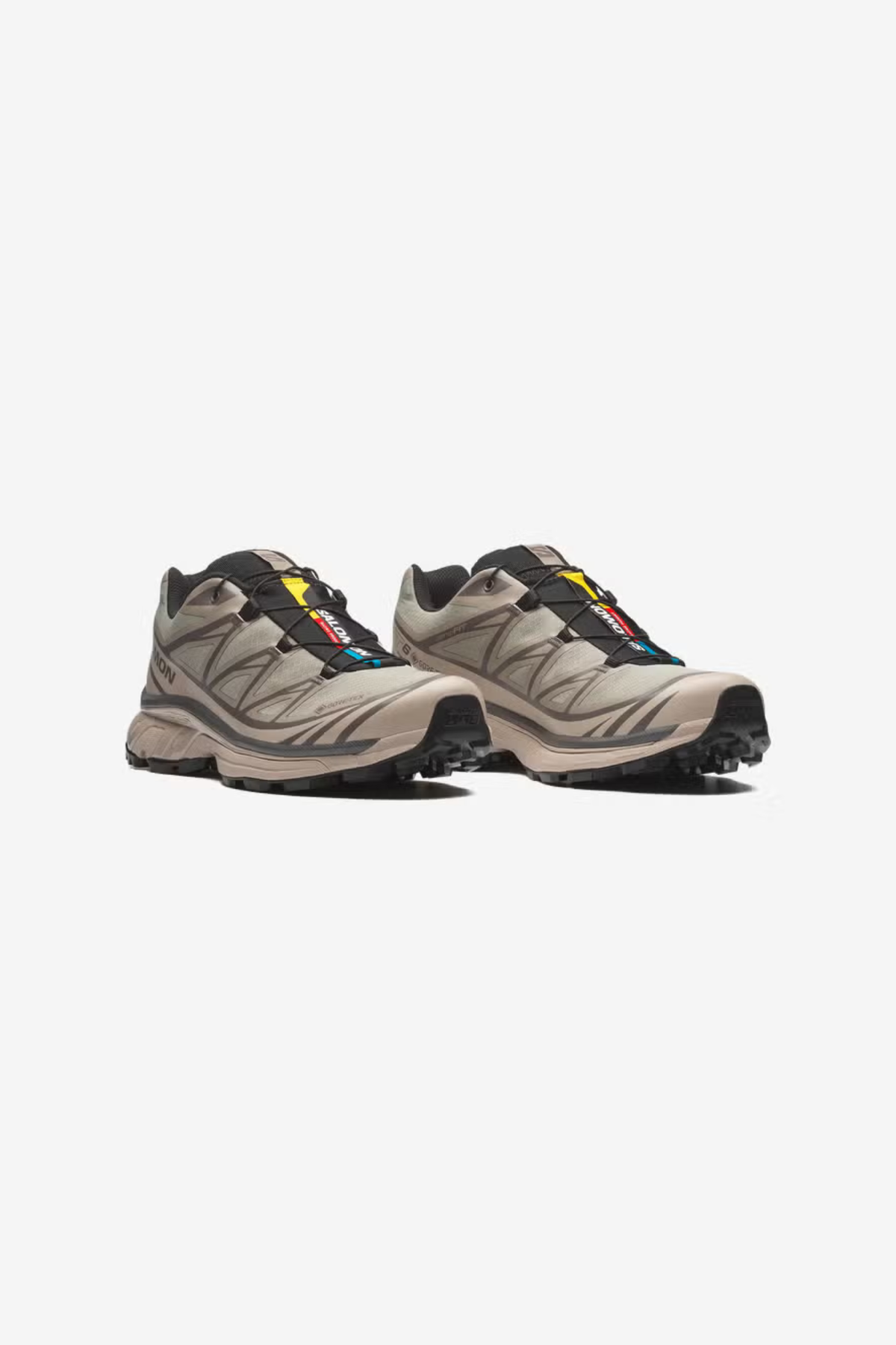 XT-6 GTX MEN SNEAKERS - WHITE PEPPER/SILVER SAGE/DARK GULL GRAY