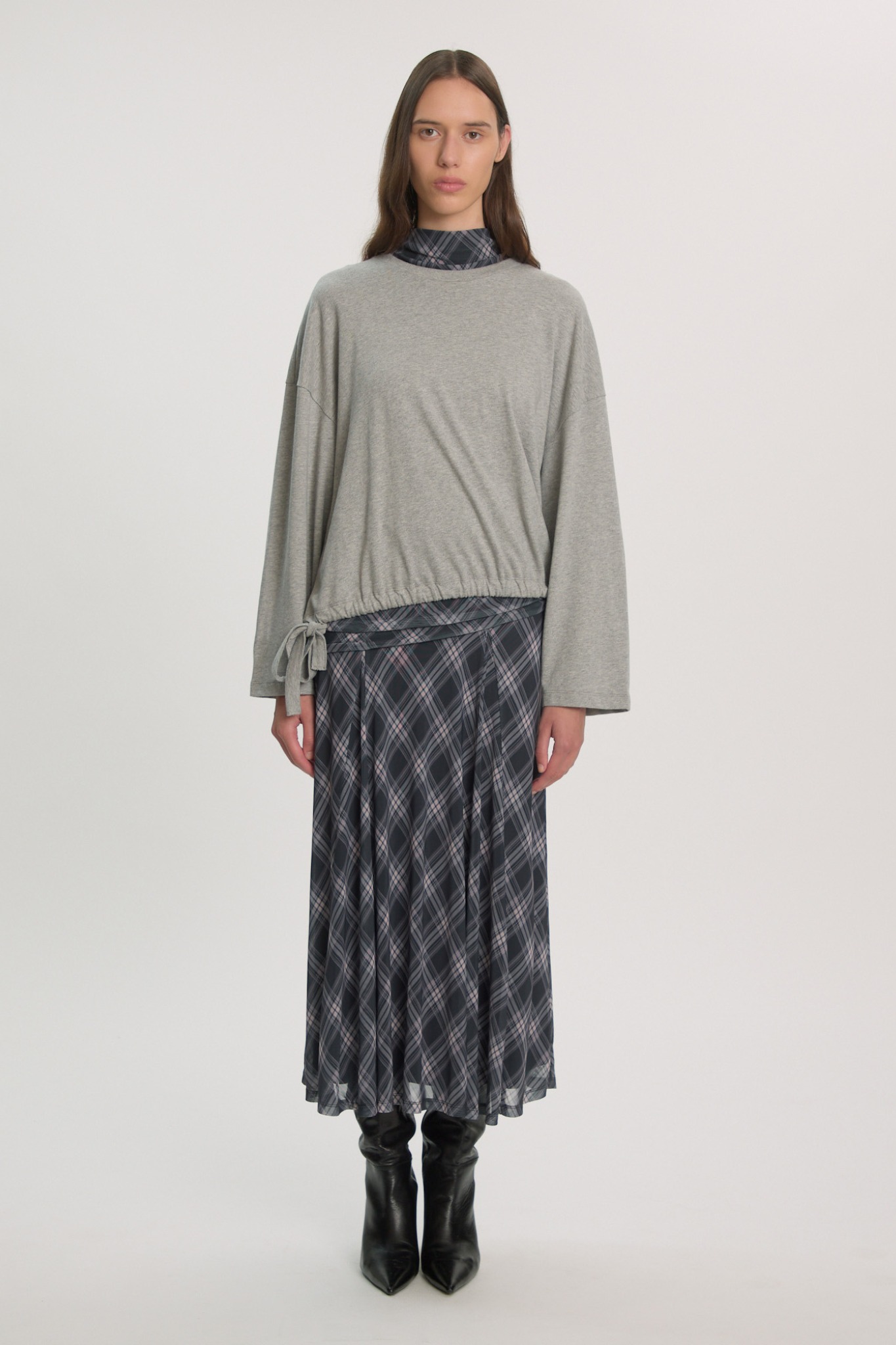 ILSE LONGSLEEVE - GREY MELANGE