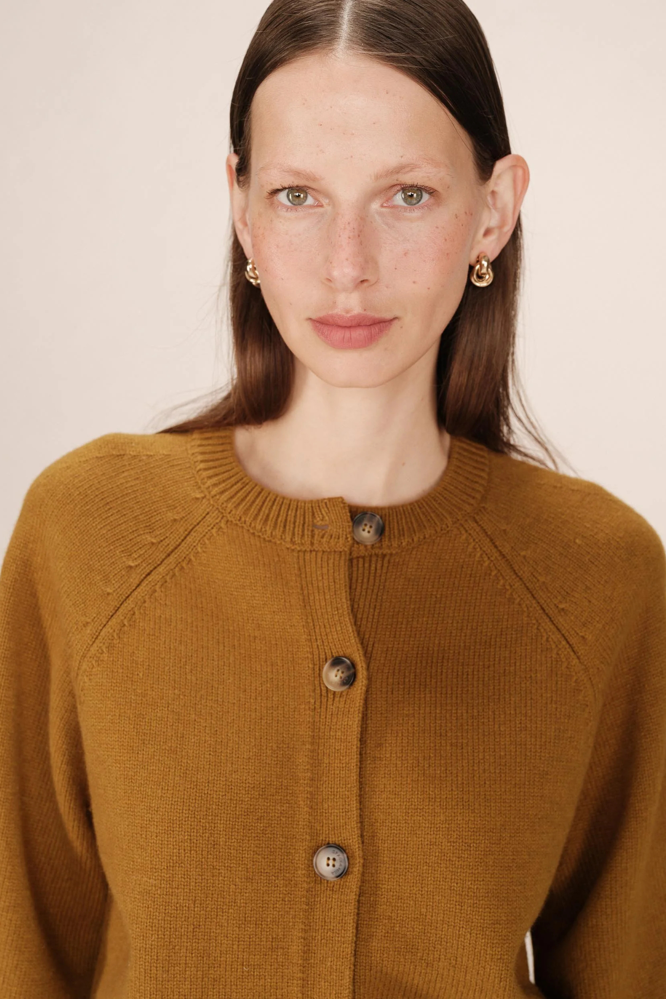 SANDERS CARDIGAN - KHAKI
