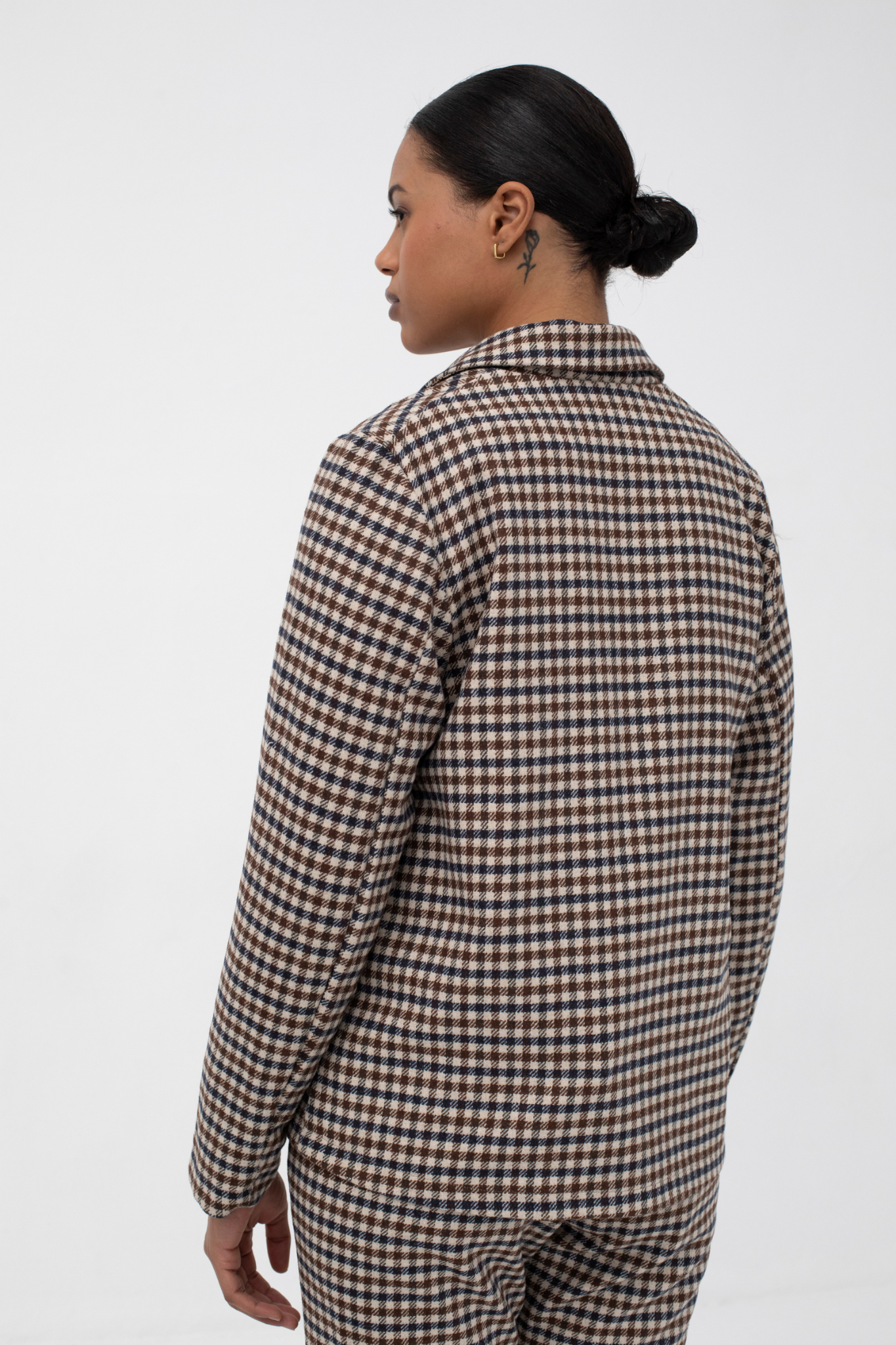 LIBOURNAIS BLAZER - NAVY CHECKS