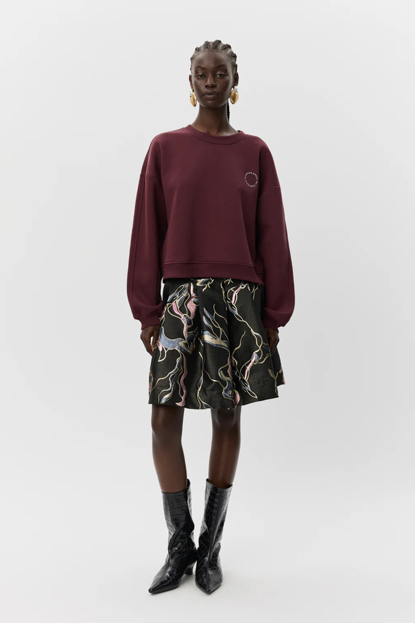 ELIN SWEATSHIRT - PLUM