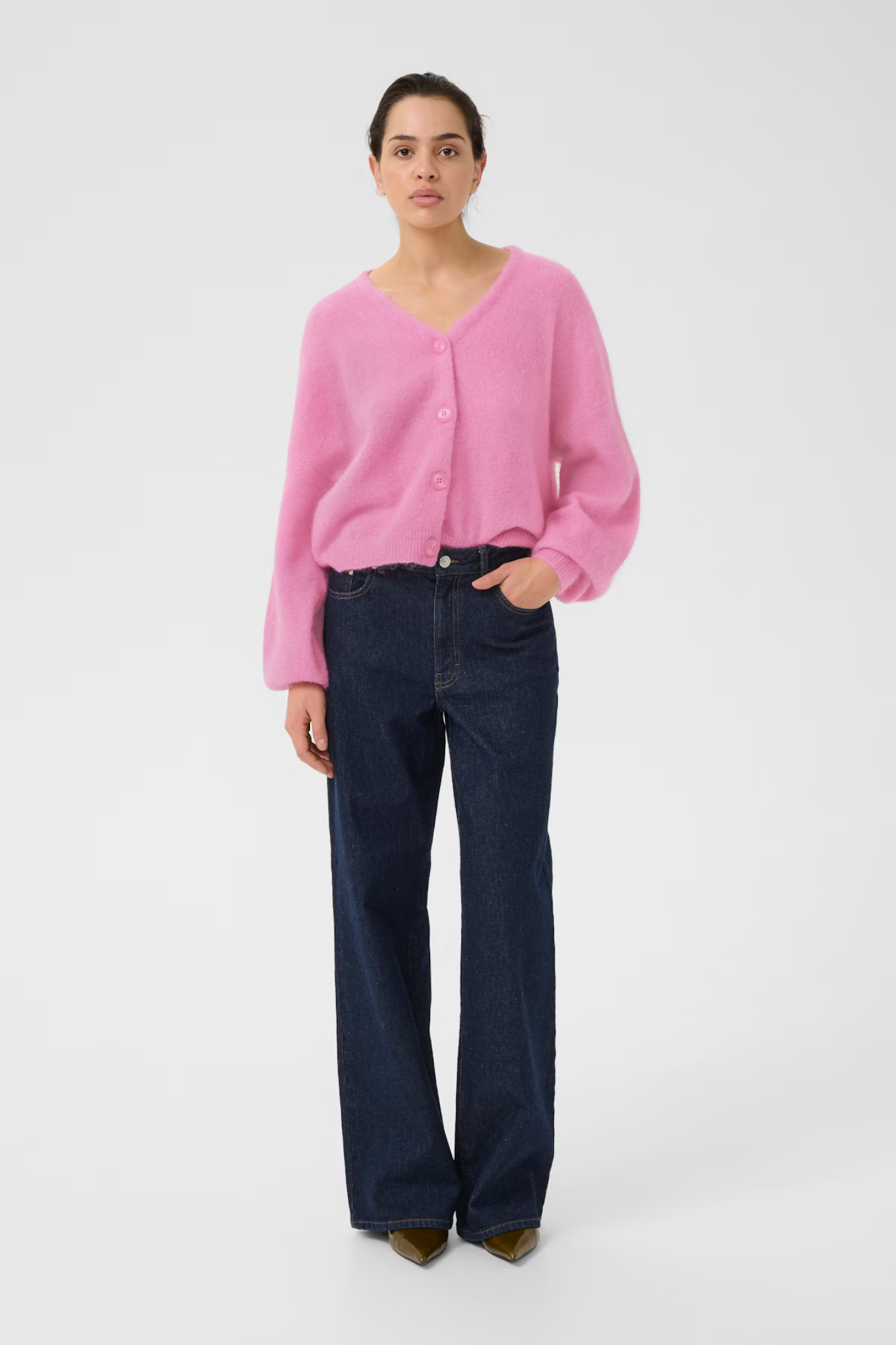 DEBBIE CARDIGAN - BEGONIA MELANGE