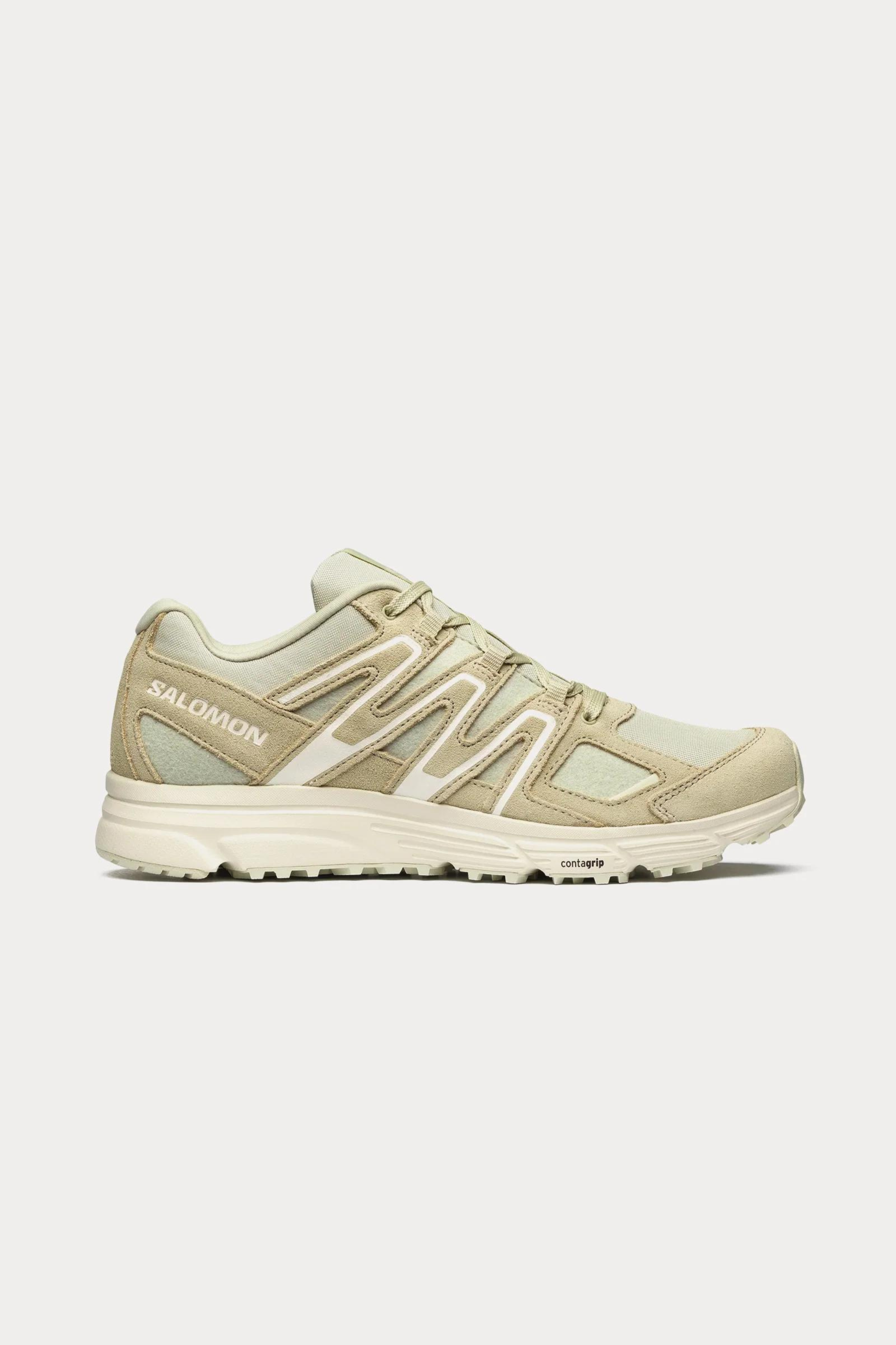 X-MISSION 4 SUEDE SNEAKER - ALOE WASH / ALFALFA / ALMOND MILK