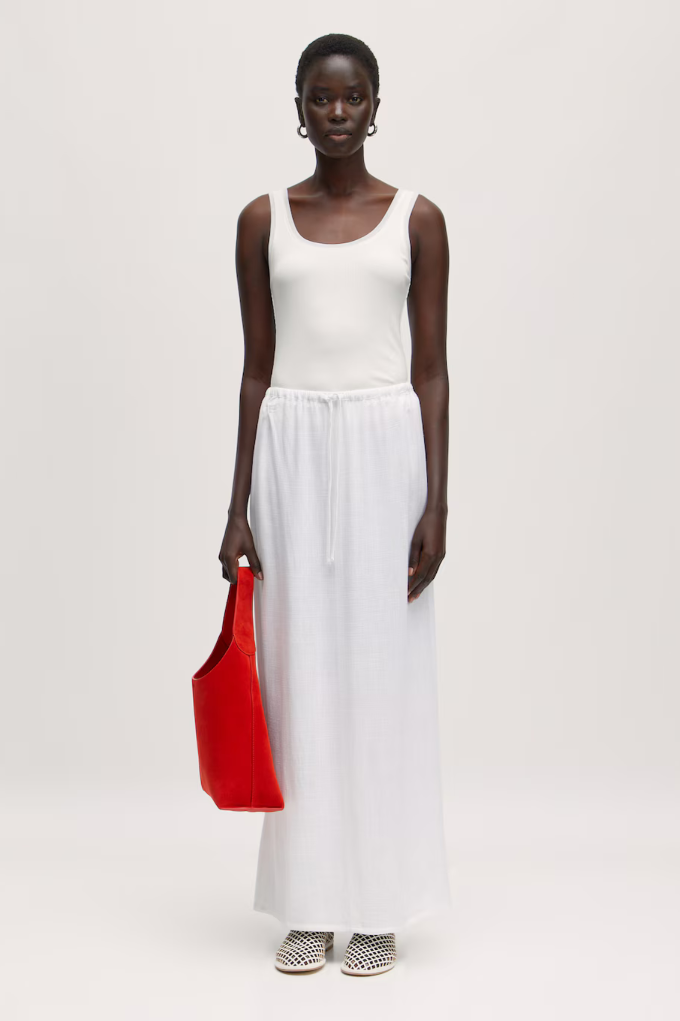 SHOSHA SKIRT - OPTIC WHITE