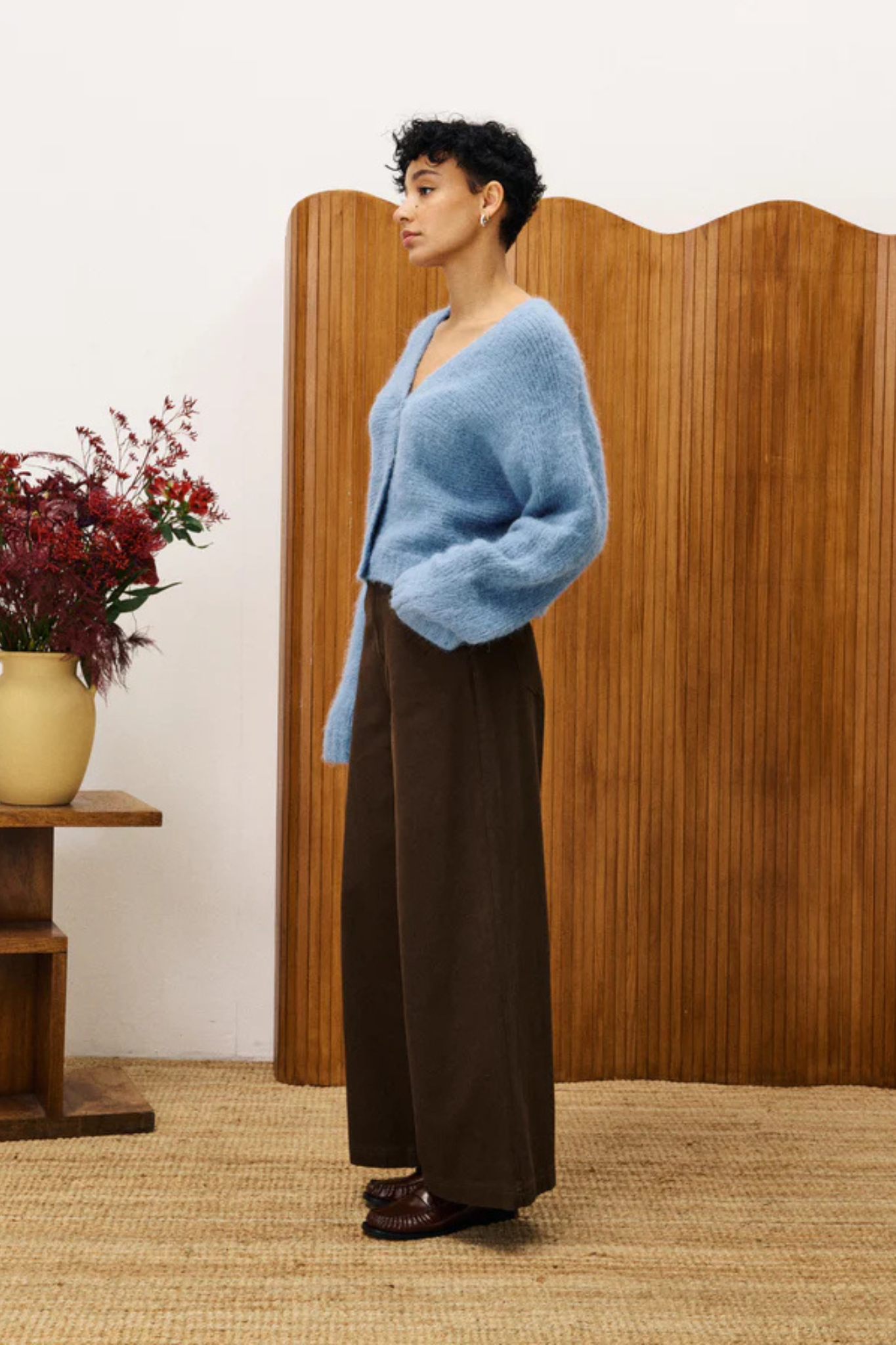 BICHON CARDIGAN - BLUE JEAN