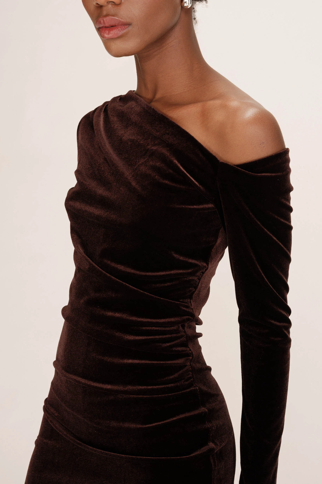 TRINITE DRESS - CHOCOLAT