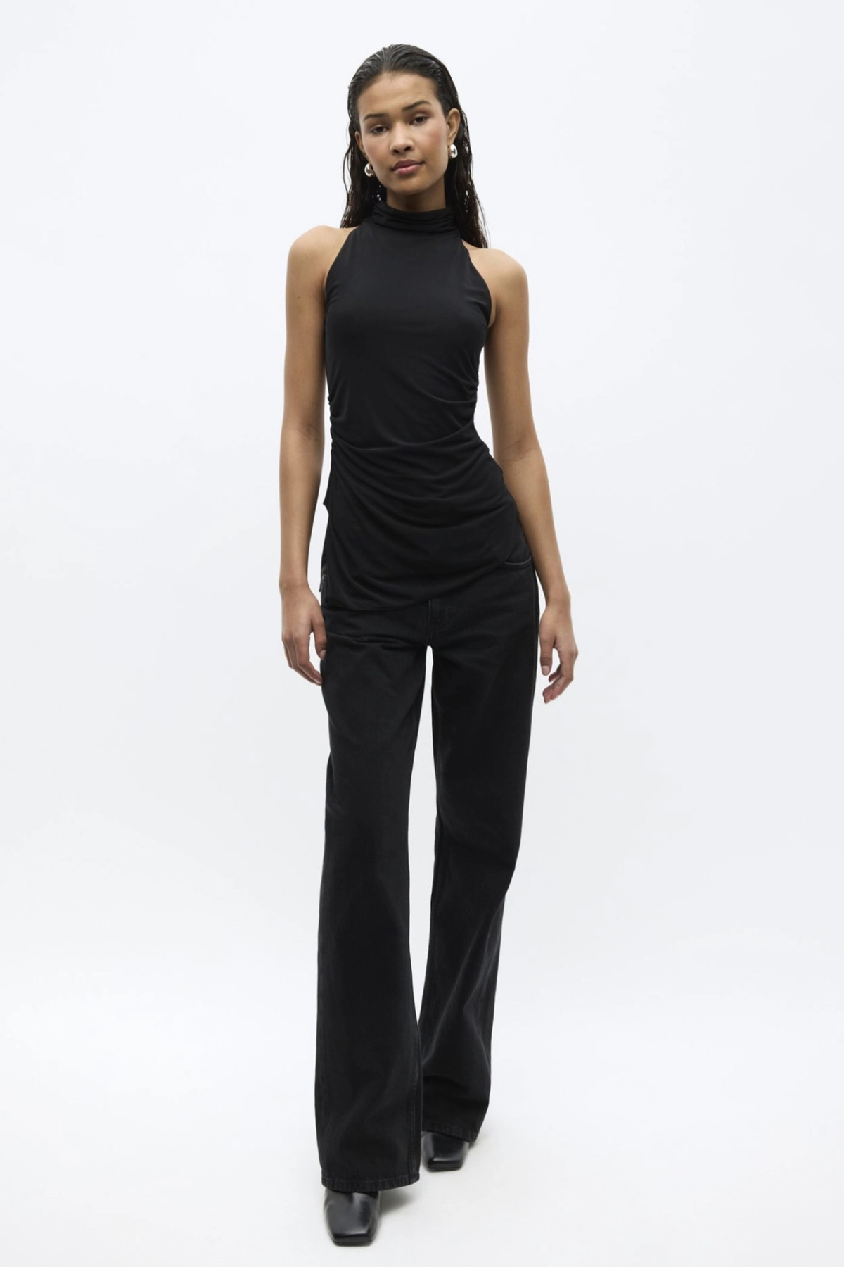 YELENA TOP - BLACK