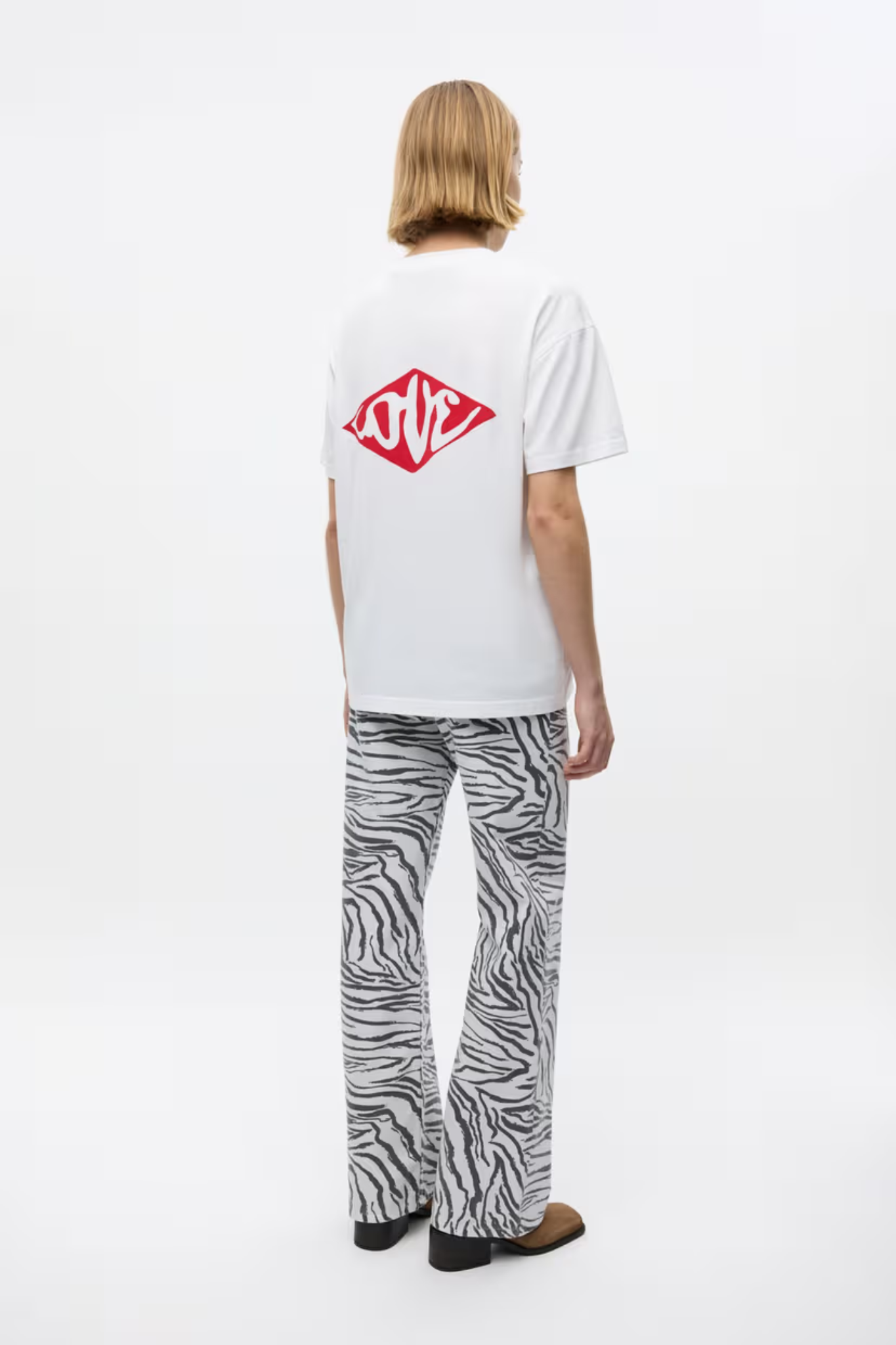 ENKULLA SS T-SHIRT - WHITE ONE LOVE