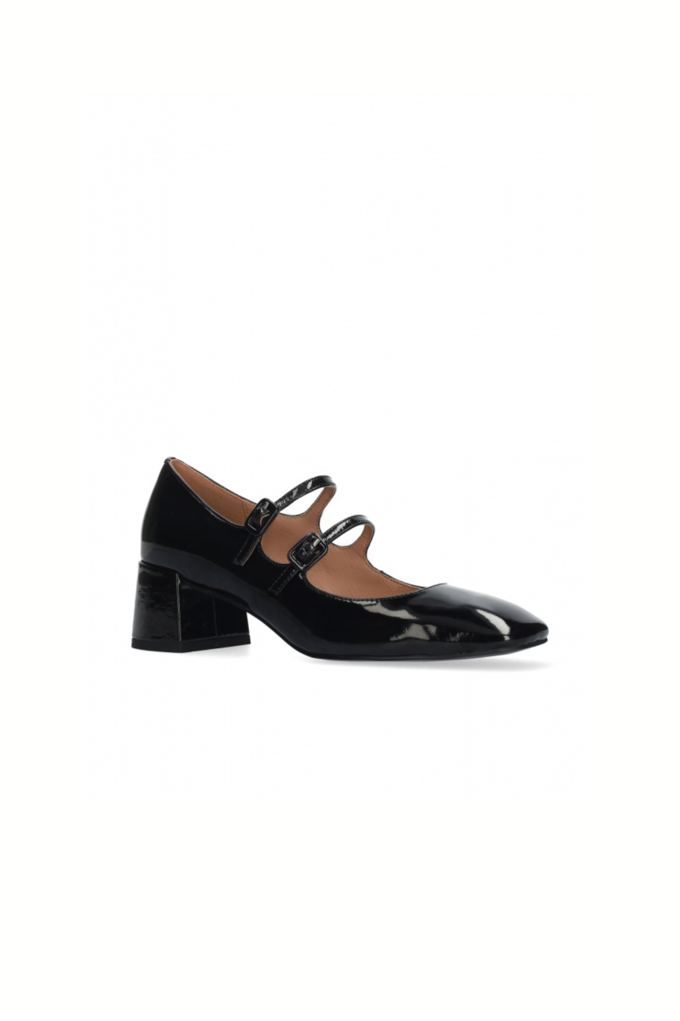 CARDIFF PUMP SHOES - BLACK