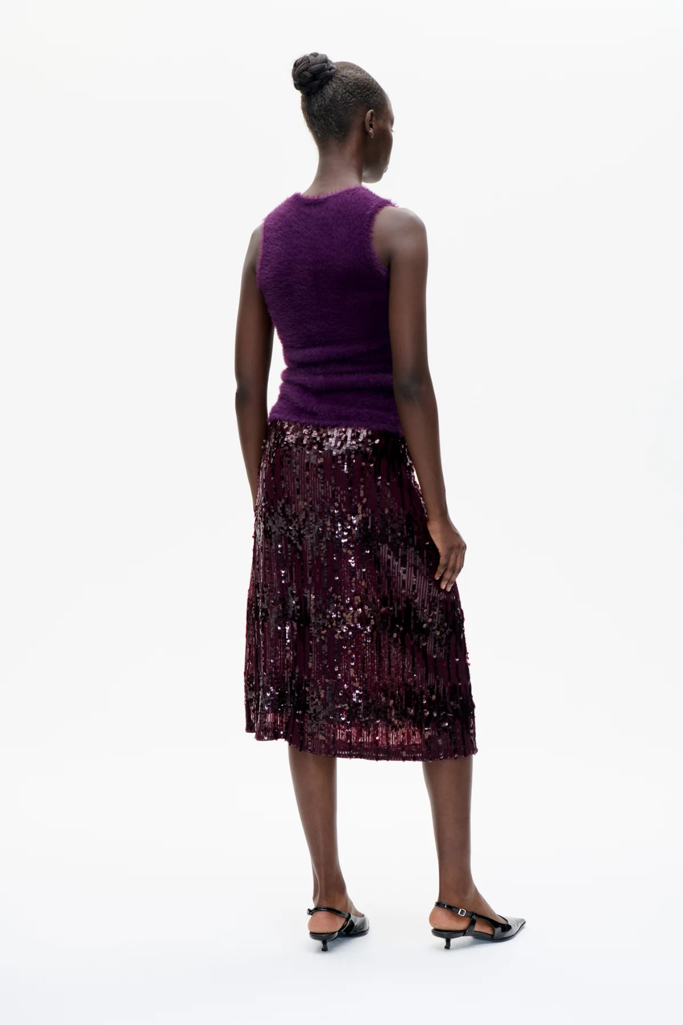 JAINO SKIRT - DARK PLUME PERFECT