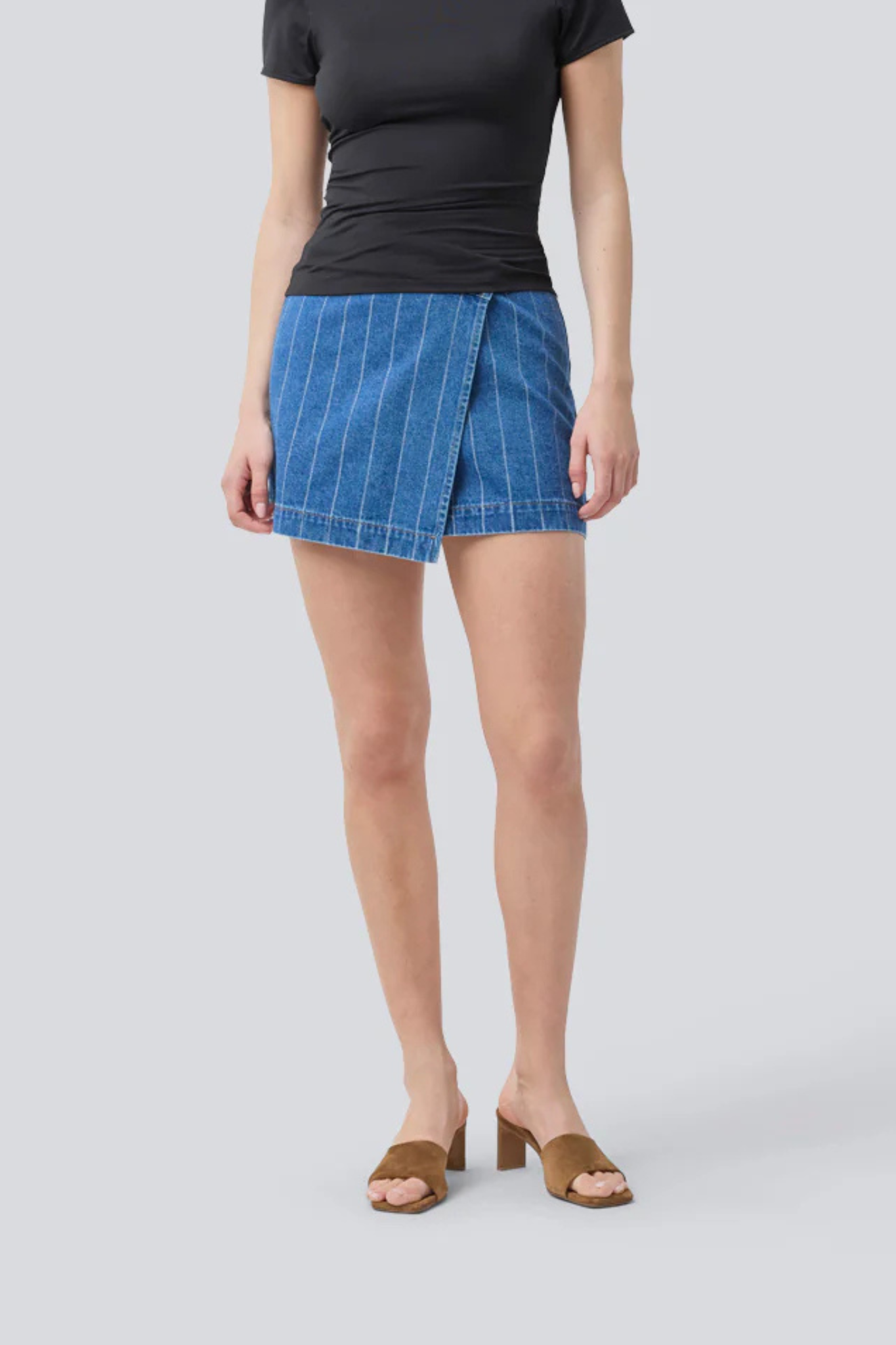 ISOLDE JACQUARD SKIRT - JACQUARD STRIPE