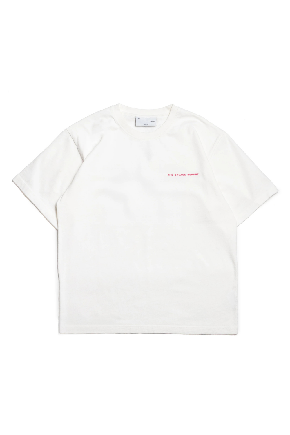 TSR OPTIC T-SHIRT - OFF WHITE/PINK