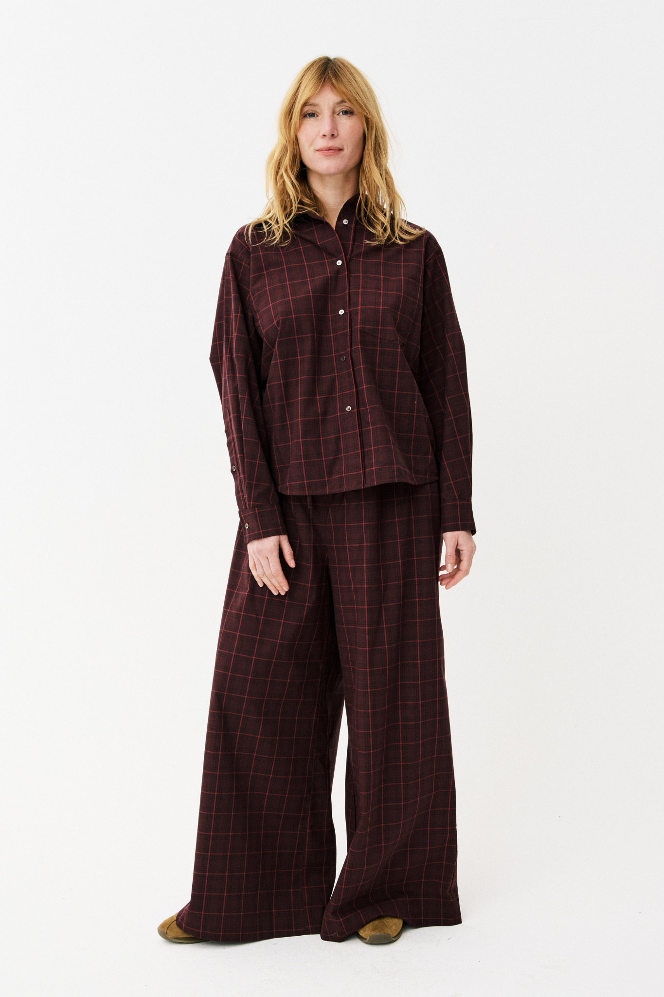 CHAIMAE SHIRT - BORDEAUX
